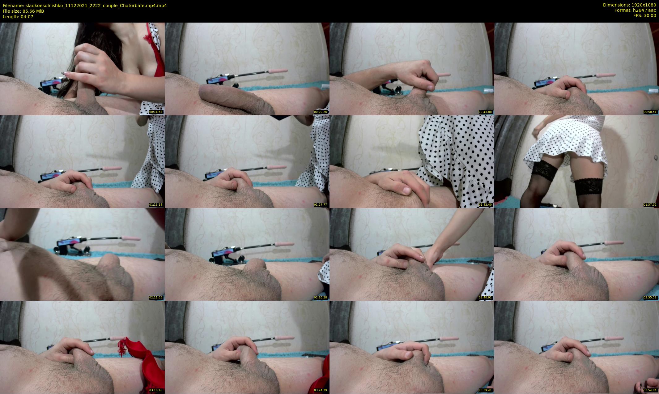 sladkoesolnishko — 5 minute Chaturbate couple cam show recording, 1080p, Dec 11, 2021