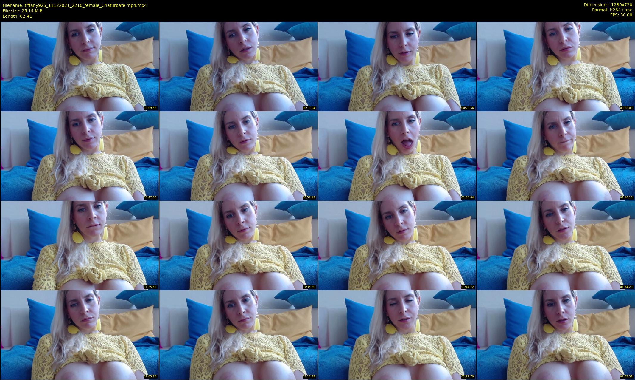 tiffany925 — 3 minute Chaturbate female cam show recording, 720p, Dec 11, 2021