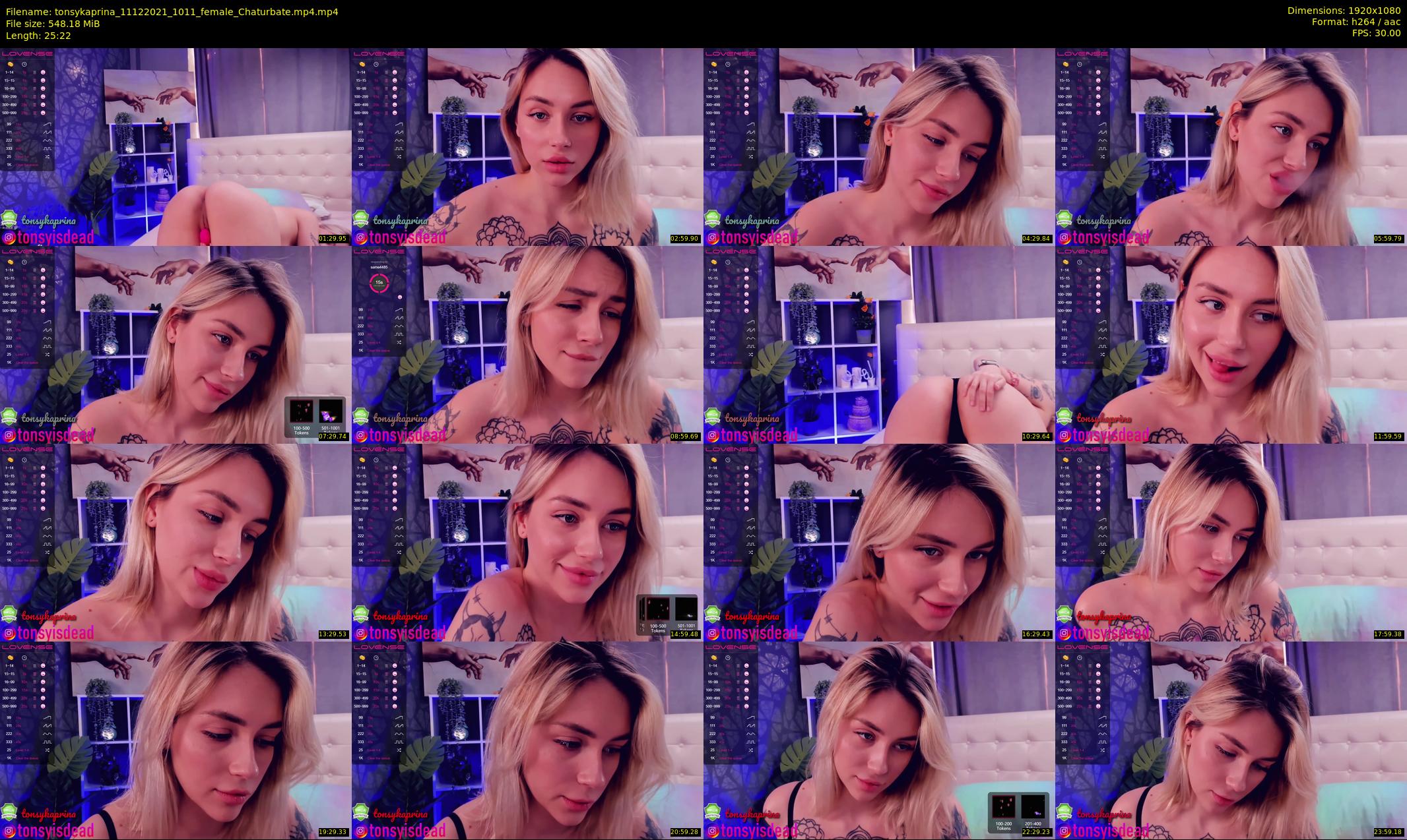 tonsykaprina — 26 minute Chaturbate couple cam show recording, 1080p, Dec 11, 2021