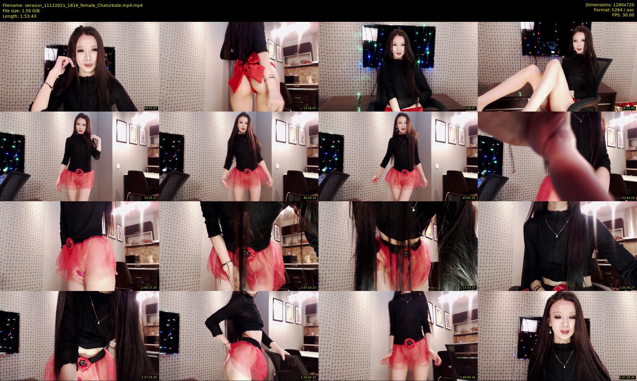 verasun — 114 minute Chaturbate female cam show recording, 720p, Dec 11, 2021