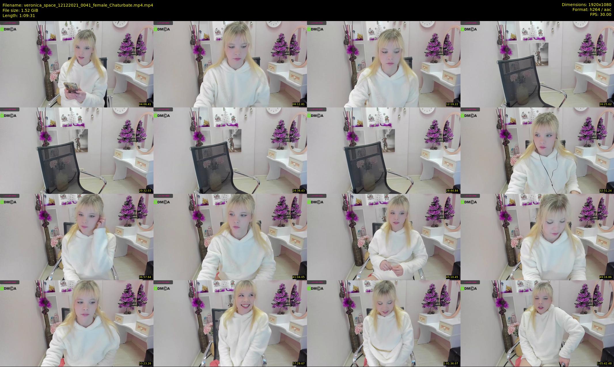 veronica_space — 70 minute Chaturbate female cam show recording, 1080p, Dec 12, 2021