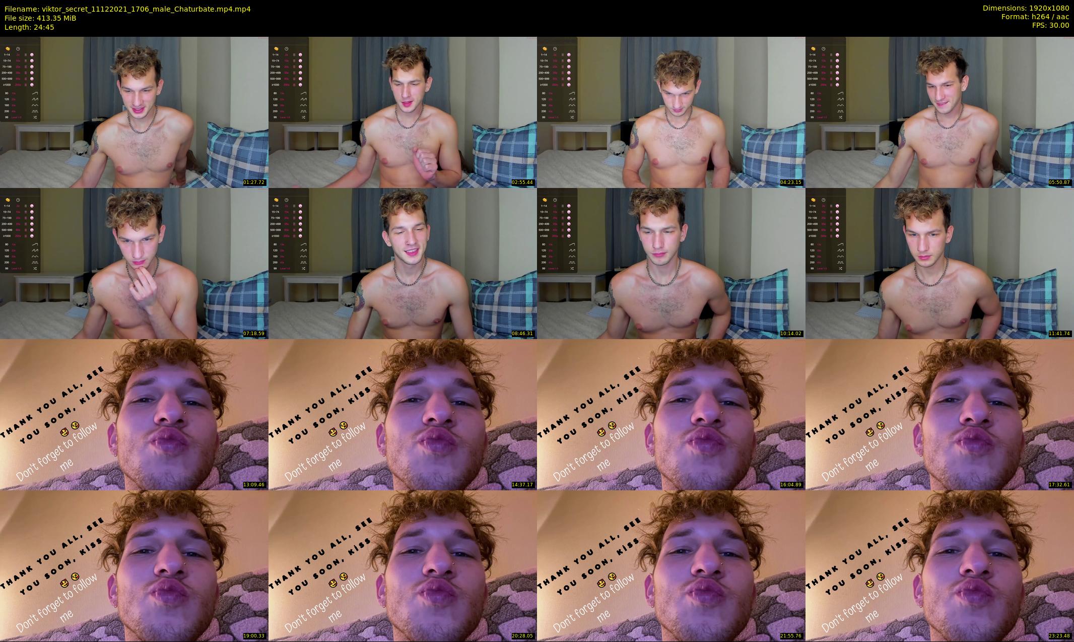 viktor_secret — 25 minute Chaturbate male cam show recording, 1080p, Dec 11, 2021