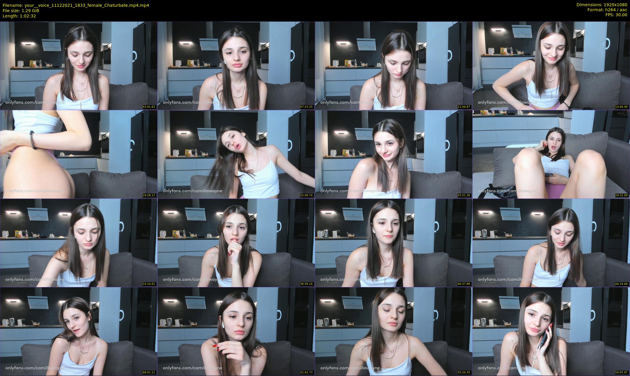 your__voice — 63 minute Chaturbate female cam show recording, 1080p, Dec 11, 2021