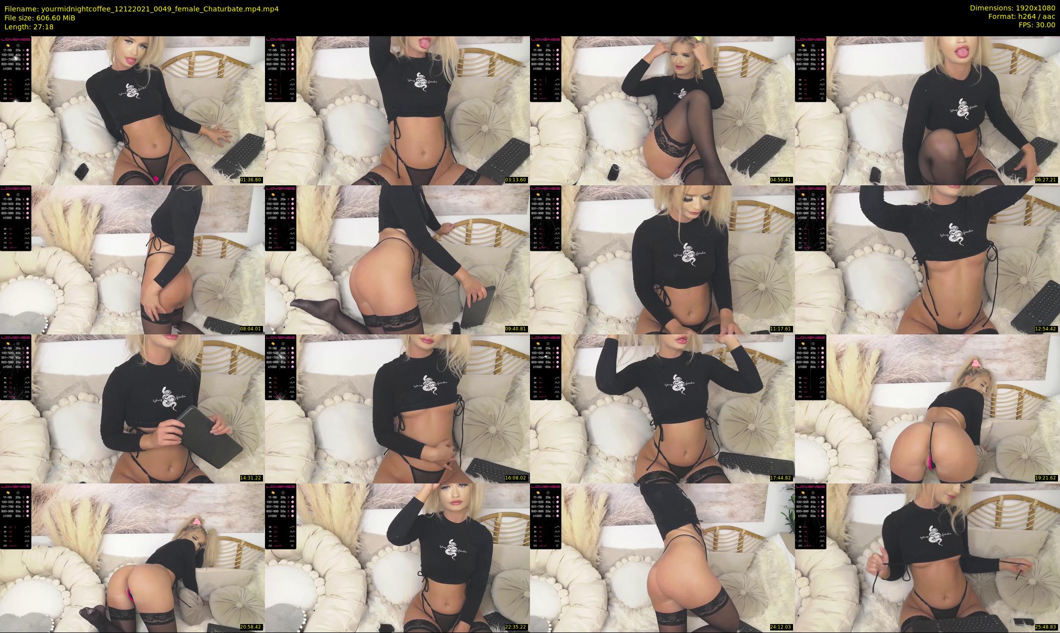 yourmidnightcoffee — 28 minute Chaturbate female cam show recording, 1080p, Dec 12, 2021