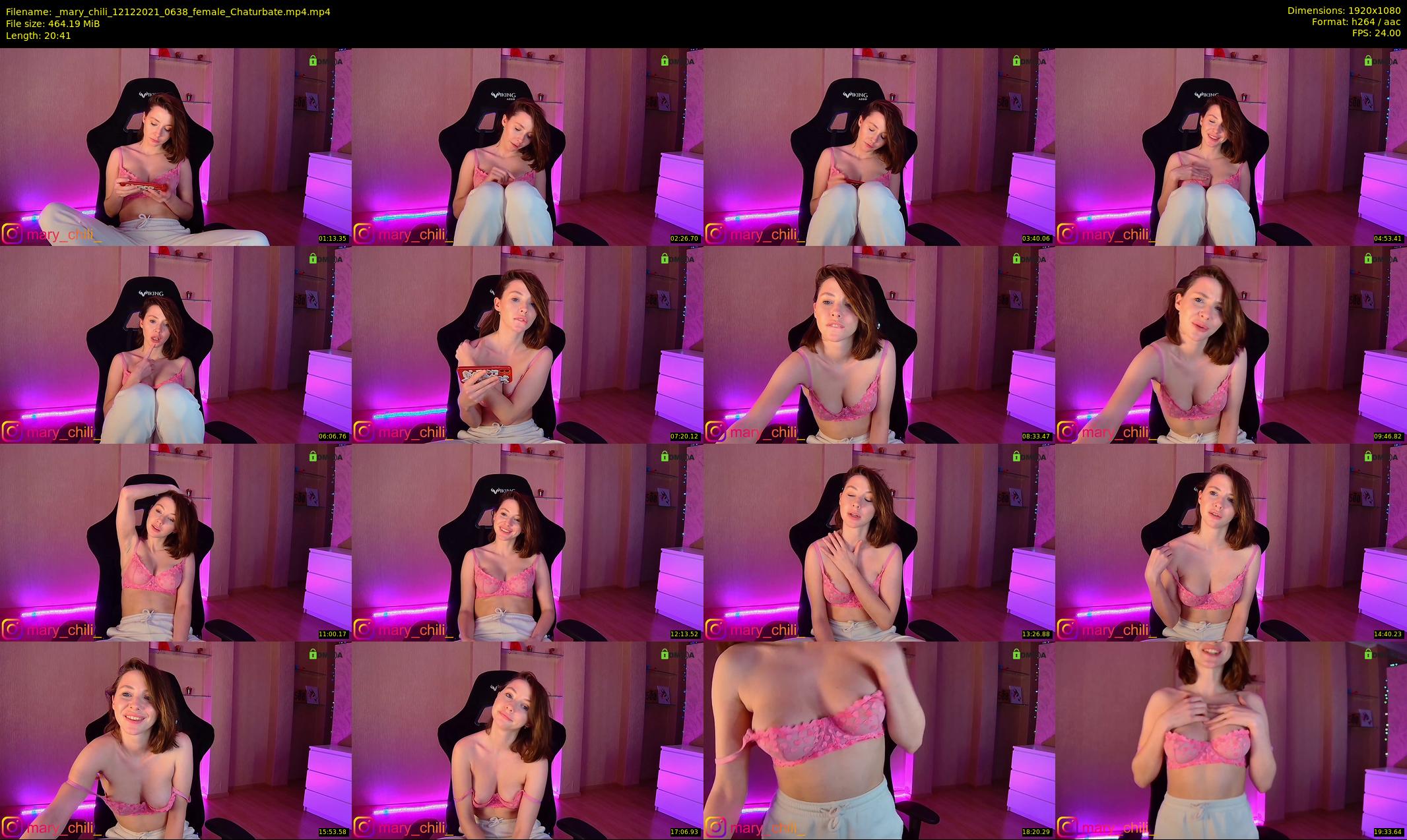 _mary_chili — 21 minute Chaturbate female cam show recording, 1080p, Dec 12, 2021