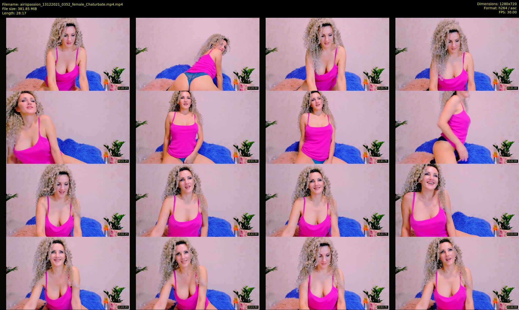 airispassion — 29 minute Chaturbate female cam show recording, 720p, Dec 13, 2021