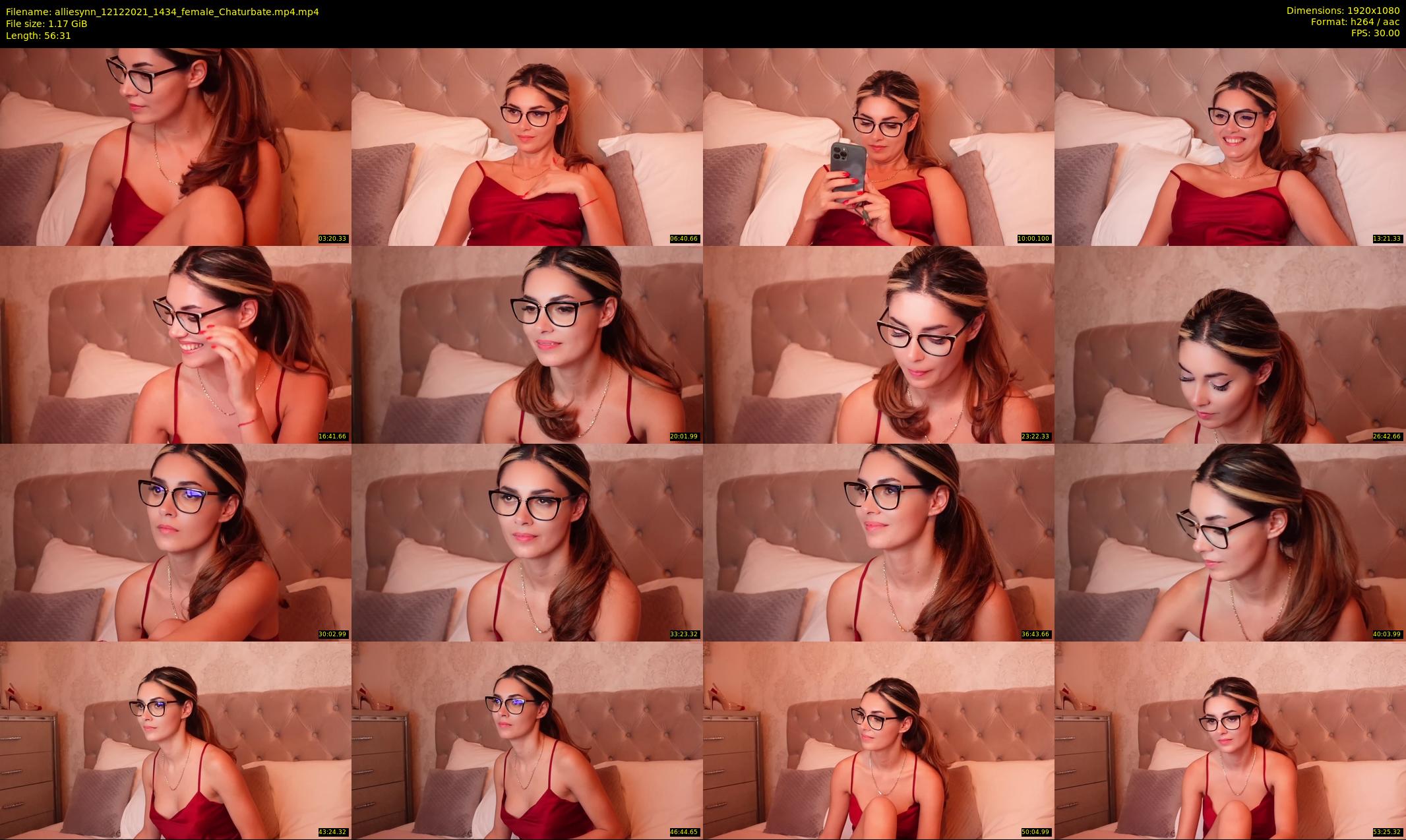 alliesynn — 57 minute Chaturbate female cam show recording, 1080p, Dec 12, 2021