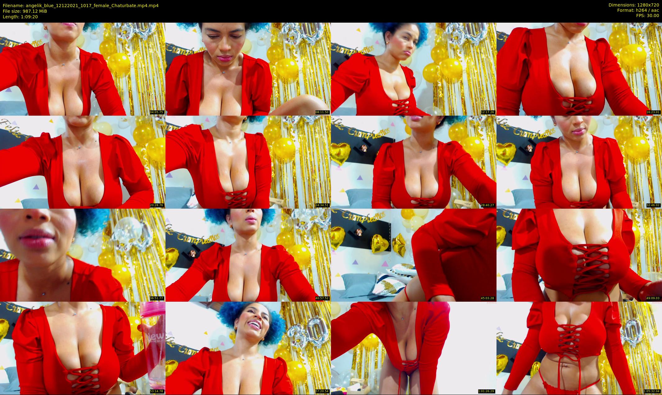 angelik_blue — 70 minute Chaturbate female cam show recording, 720p, Dec 12, 2021