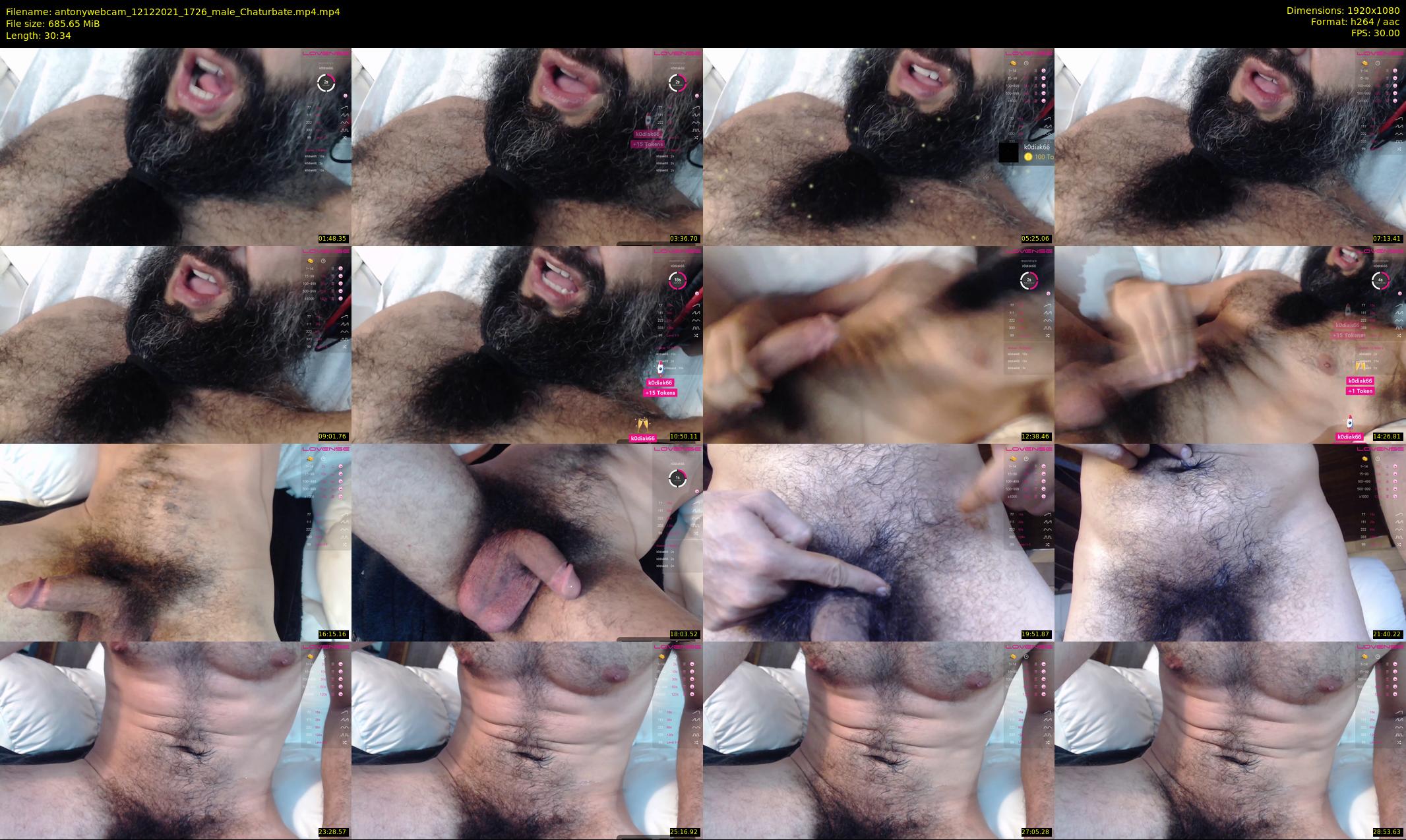 antonywebcam — 31 minute Chaturbate male cam show recording, 1080p, Dec 12, 2021