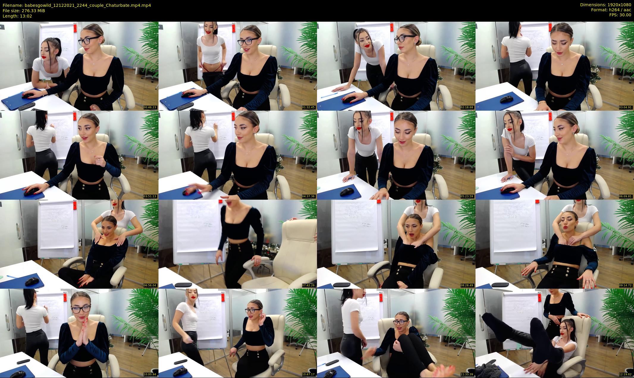 babesgowild — 14 minute Chaturbate couple cam show recording, 1080p, Dec 12, 2021