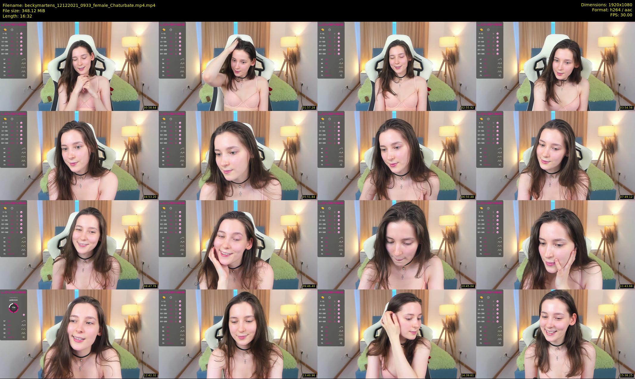 beckymartens — 17 minute Chaturbate female cam show recording, 1080p, Dec 12, 2021