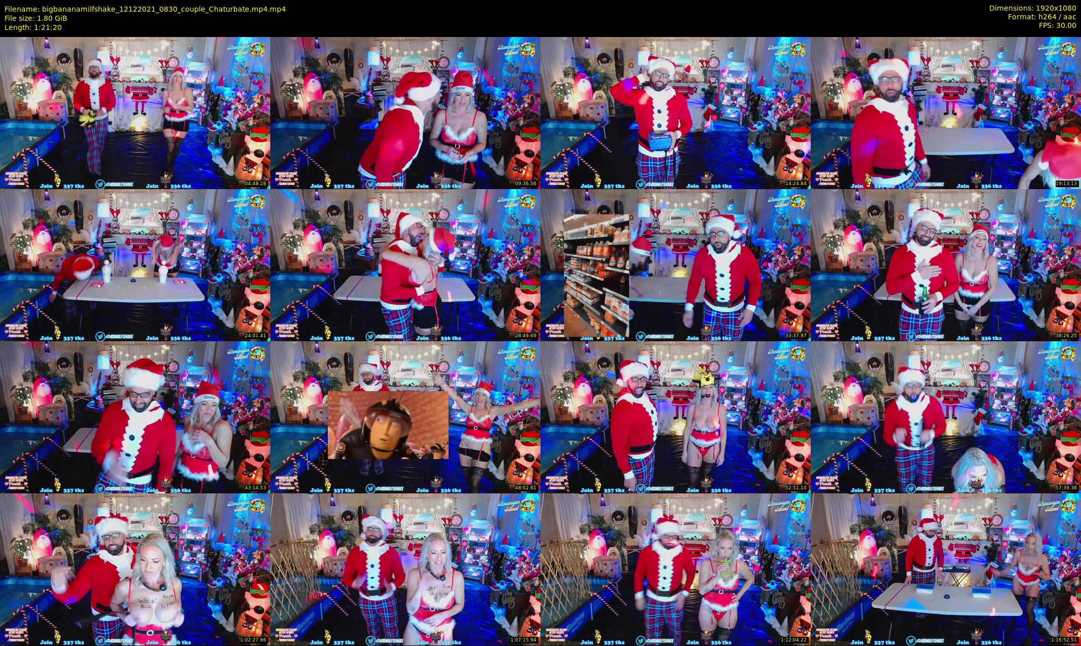 bigbananamilfshake — 82 minute Chaturbate couple cam show recording, 1080p, Dec 12, 2021