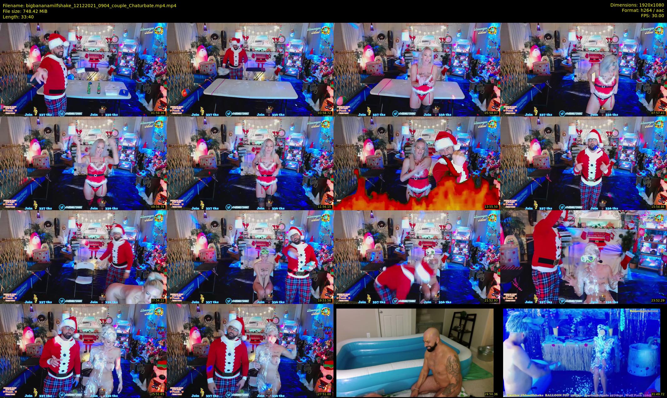 bigbananamilfshake — 34 minute Chaturbate couple cam show recording, 1080p, Dec 12, 2021