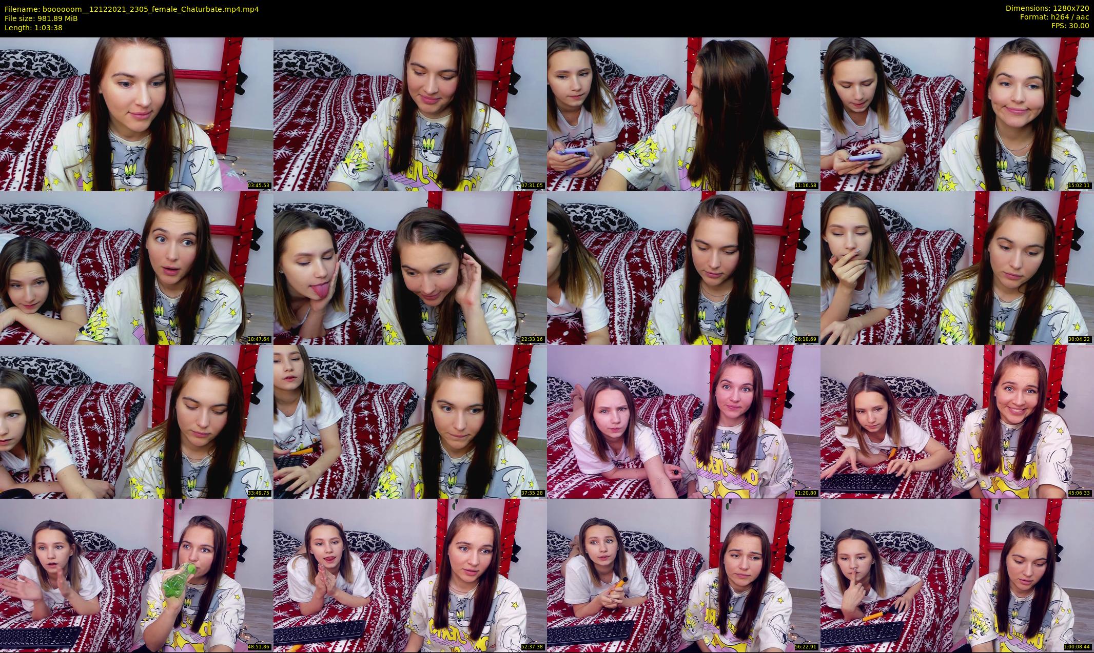 boooooom_ — 64 minute Chaturbate female cam show recording, 720p, Dec 12, 2021