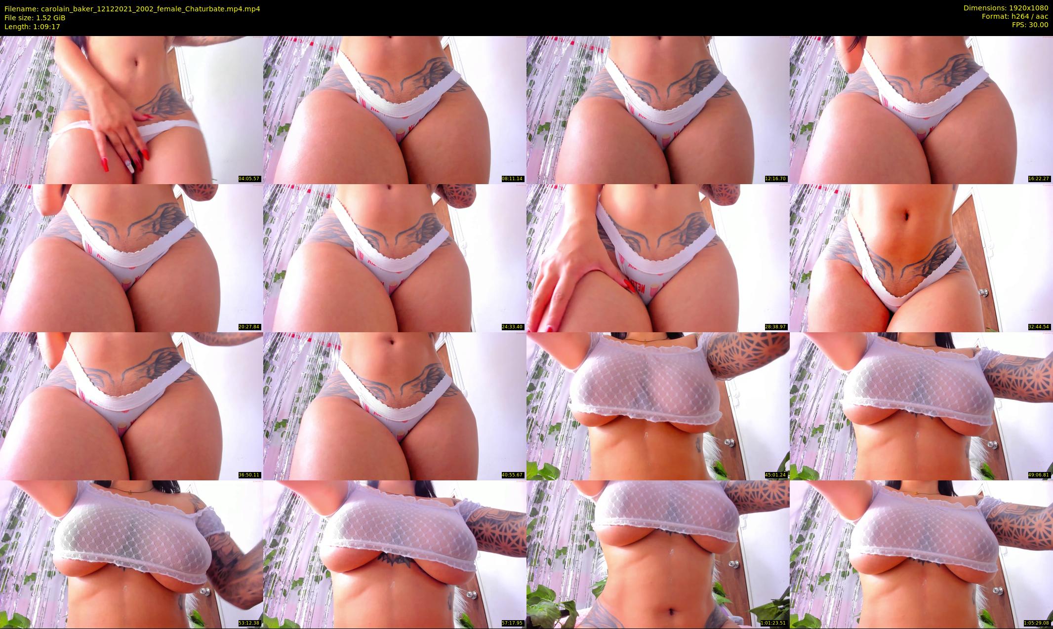 carolain_baker — 70 minute Chaturbate female cam show recording, 1080p, Dec 12, 2021