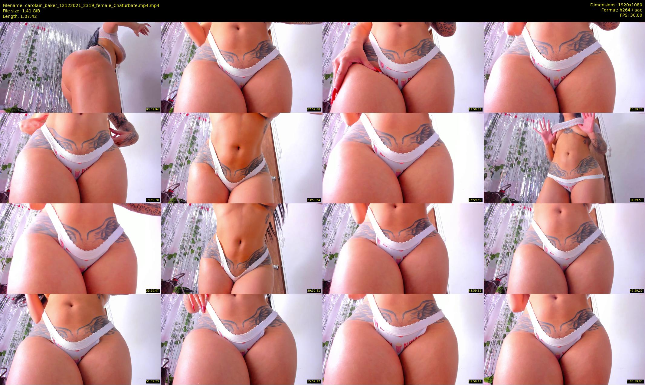 carolain_baker — 68 minute Chaturbate female cam show recording, 1080p, Dec 12, 2021