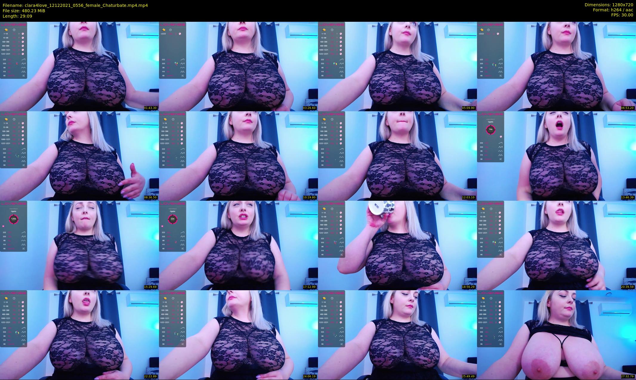 clara4love — 30 minute Chaturbate female cam show recording, 720p, Dec 12, 2021