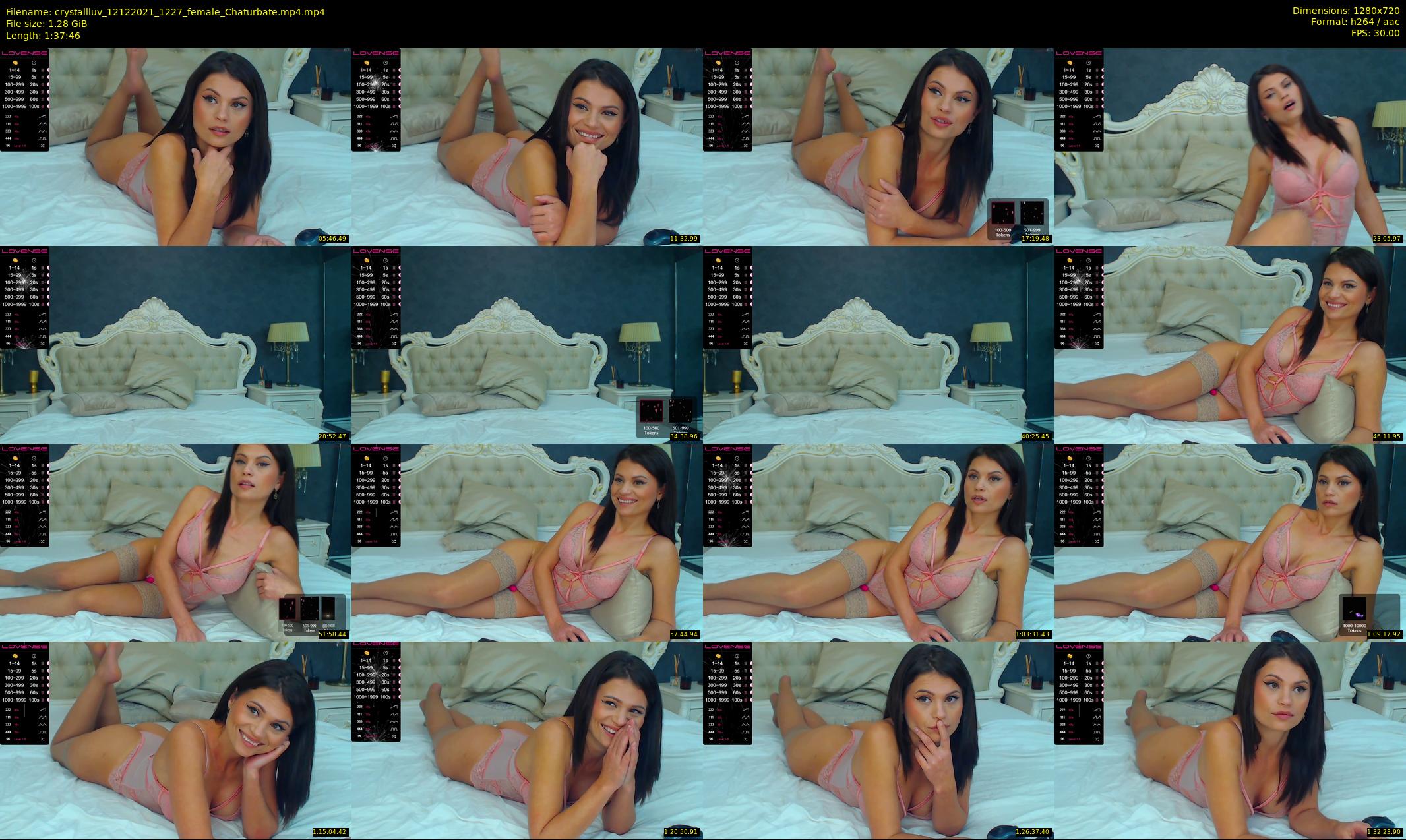 crystallluv — 98 minute Chaturbate female cam show recording, 720p, Dec 12, 2021