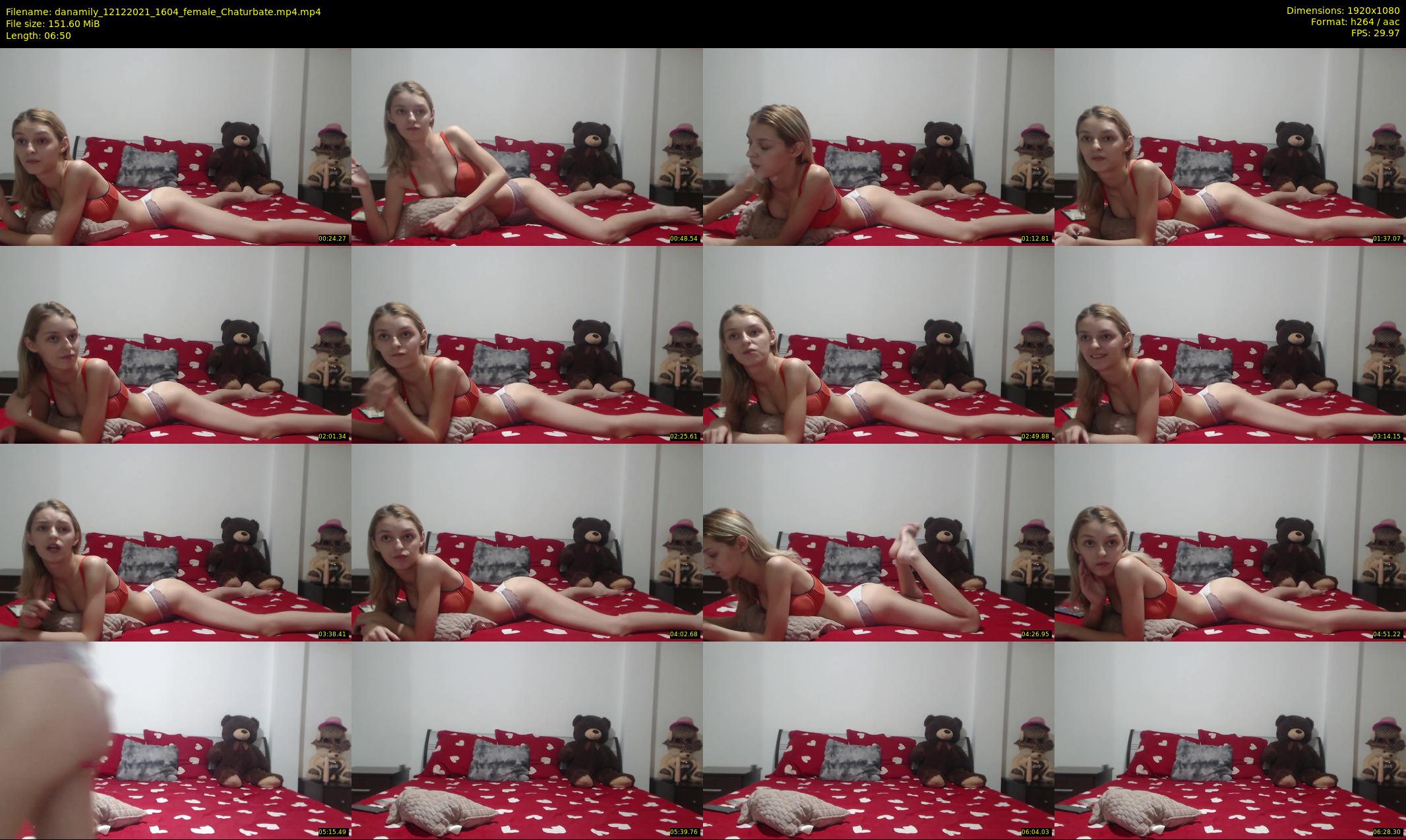 danamily — 7 minute Chaturbate female cam show recording, 1080p, Dec 12, 2021