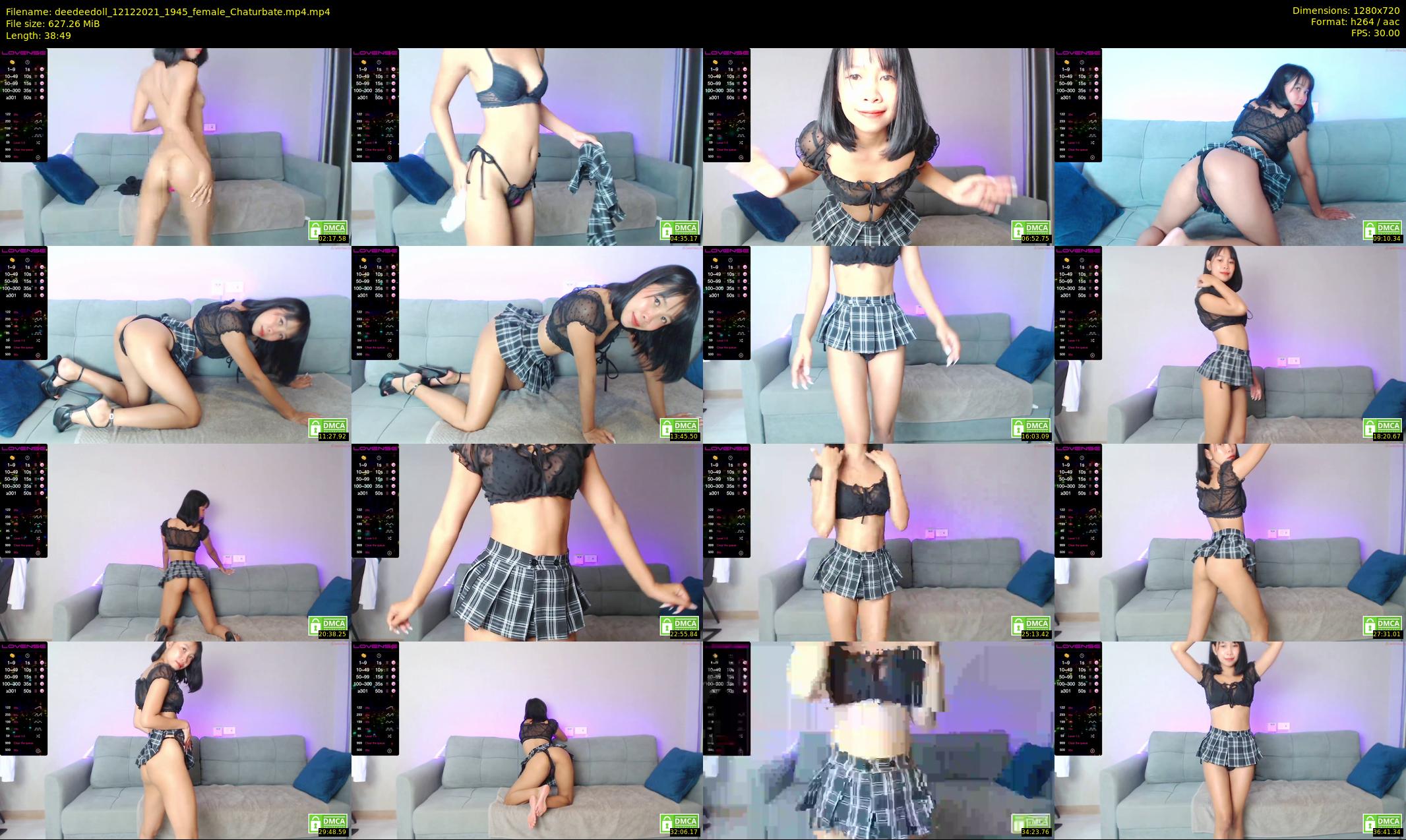 deedeedoll — 39 minute Chaturbate female cam show recording, 720p, Dec 12, 2021