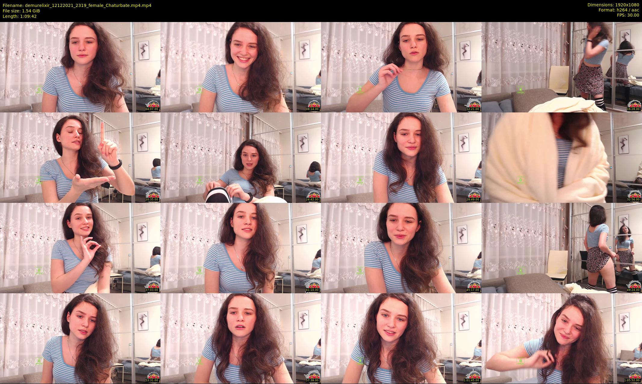 demurelixir — 70 minute Chaturbate female cam show recording, 1080p, Dec 12, 2021