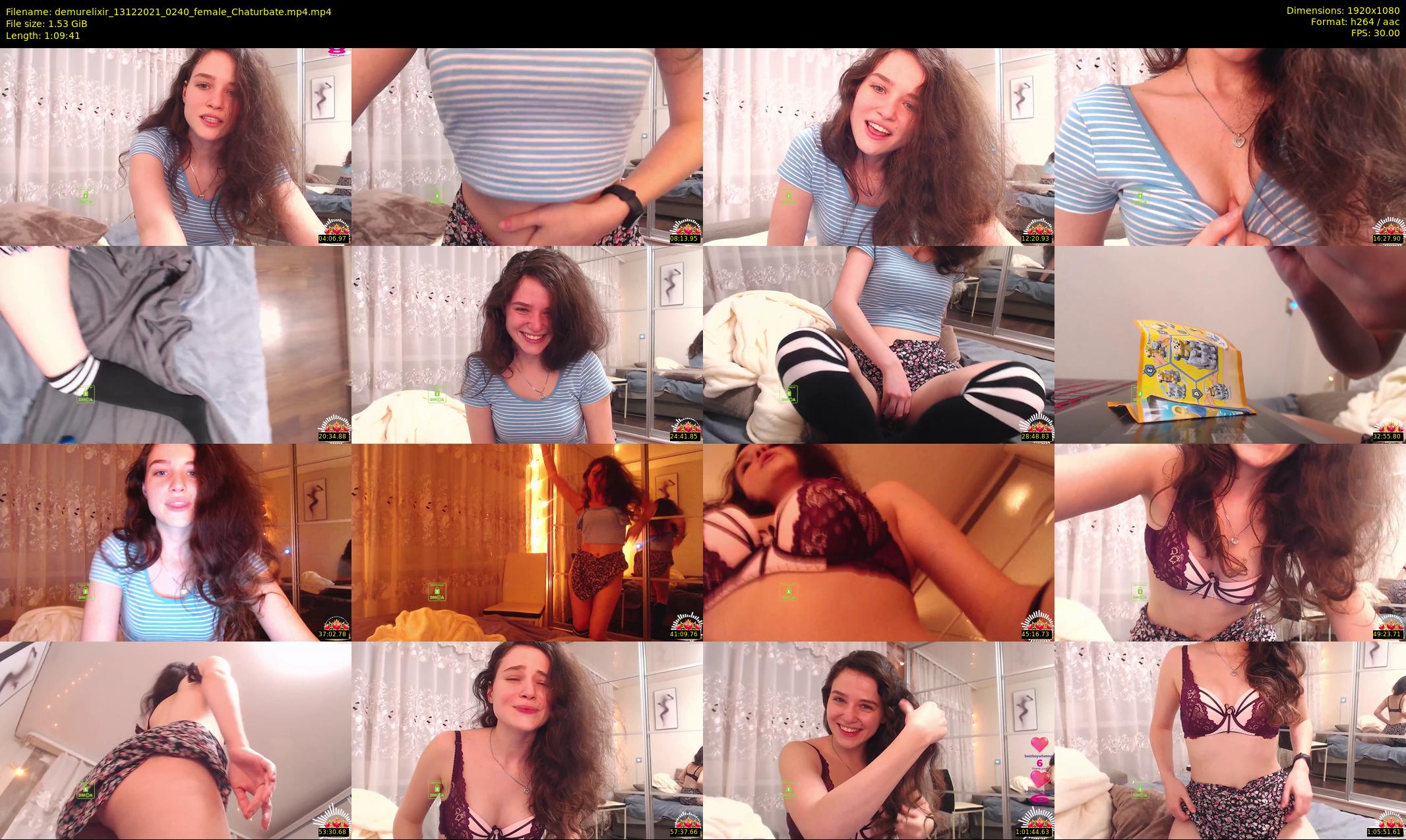 demurelixir — 70 minute Chaturbate female cam show recording, 1080p, Dec 13, 2021