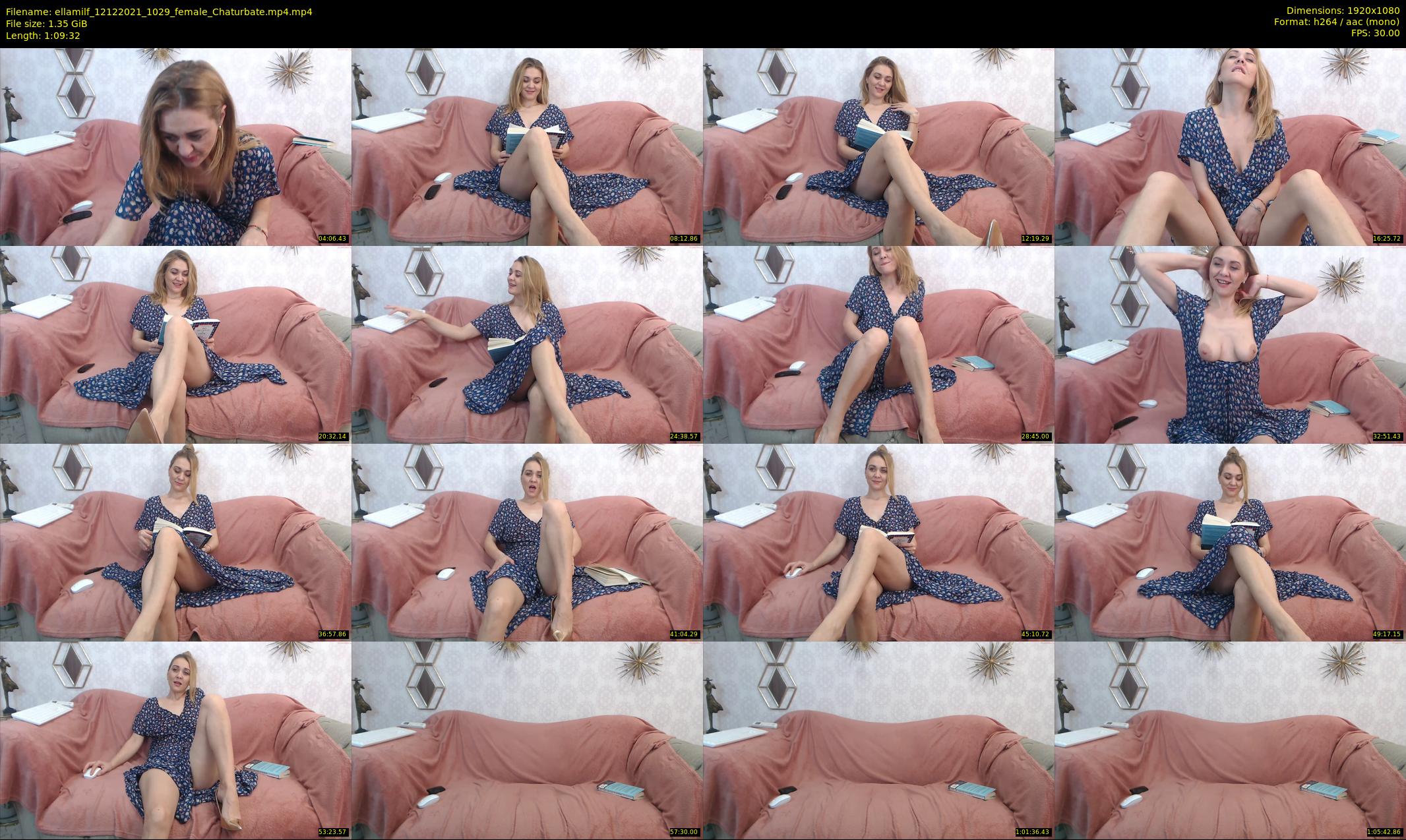 ellamilf — 70 minute Chaturbate female cam show recording, 1080p, Dec 12, 2021