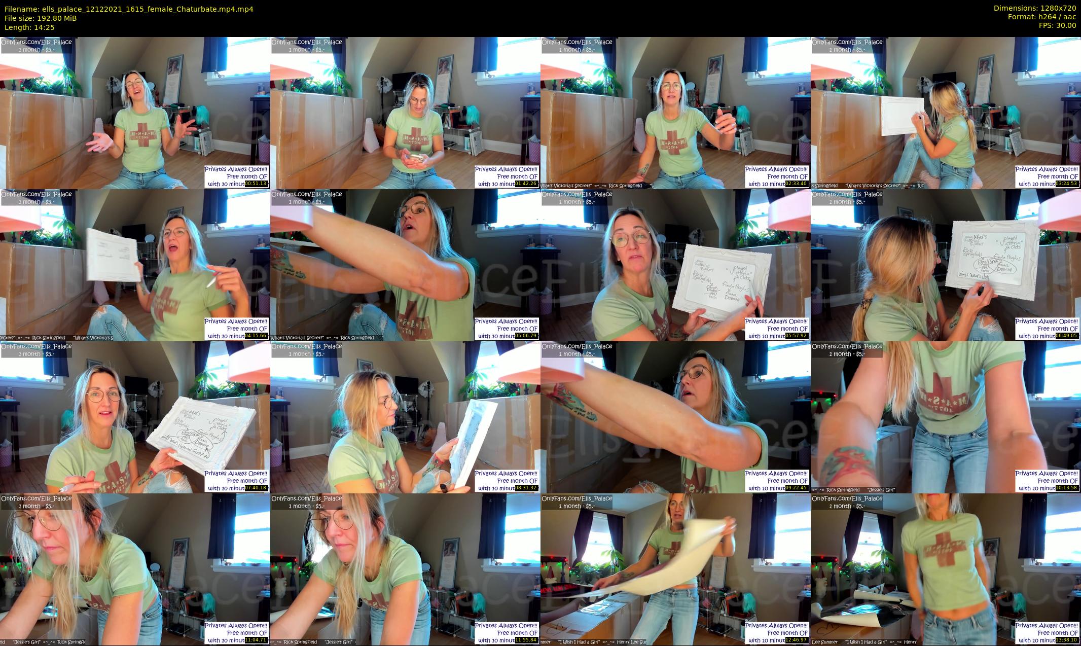 ells_palace — 15 minute Chaturbate female cam show recording, 720p, Dec 12, 2021