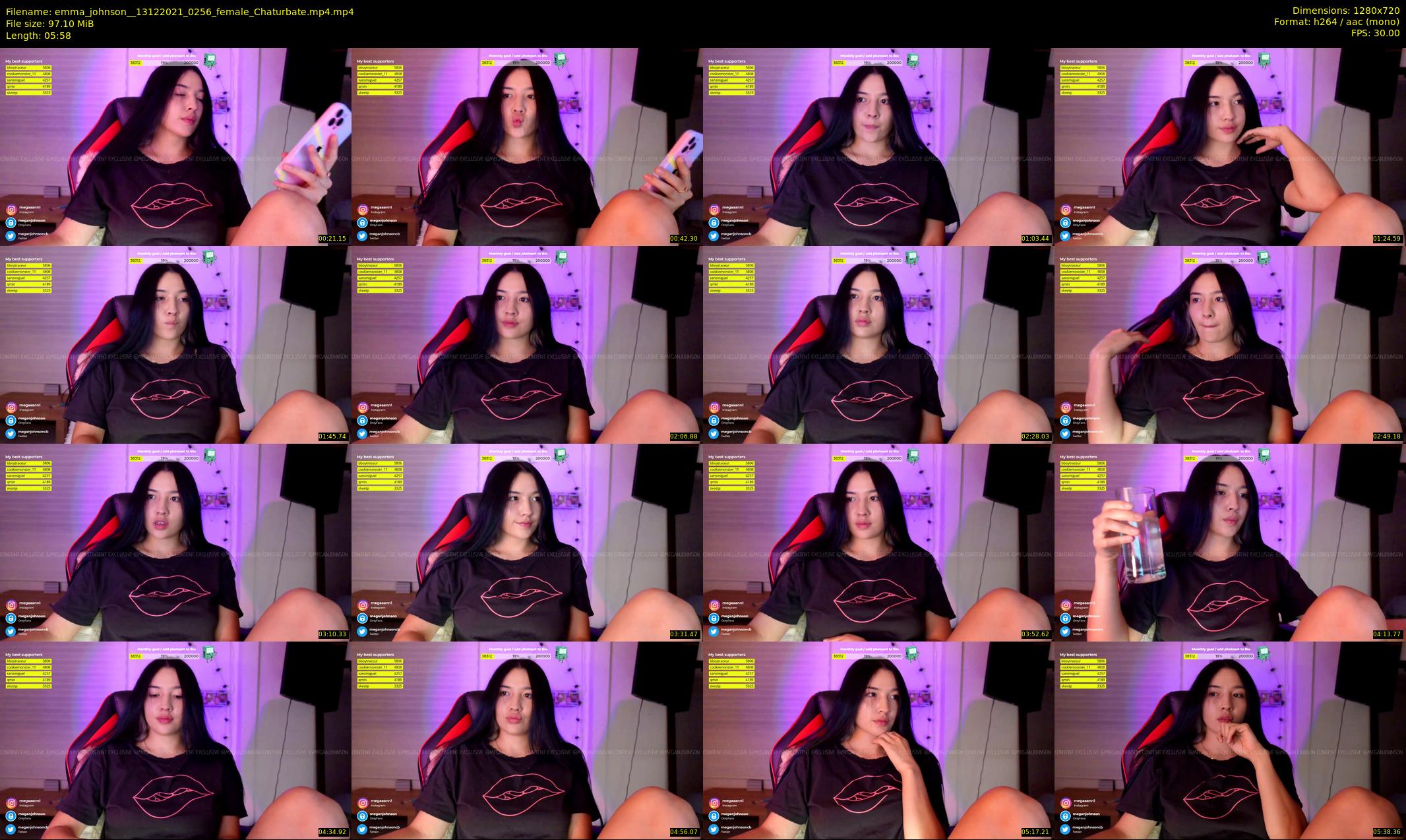 emma_johnson_ — 6 minute Chaturbate female cam show recording, 720p, Dec 13, 2021