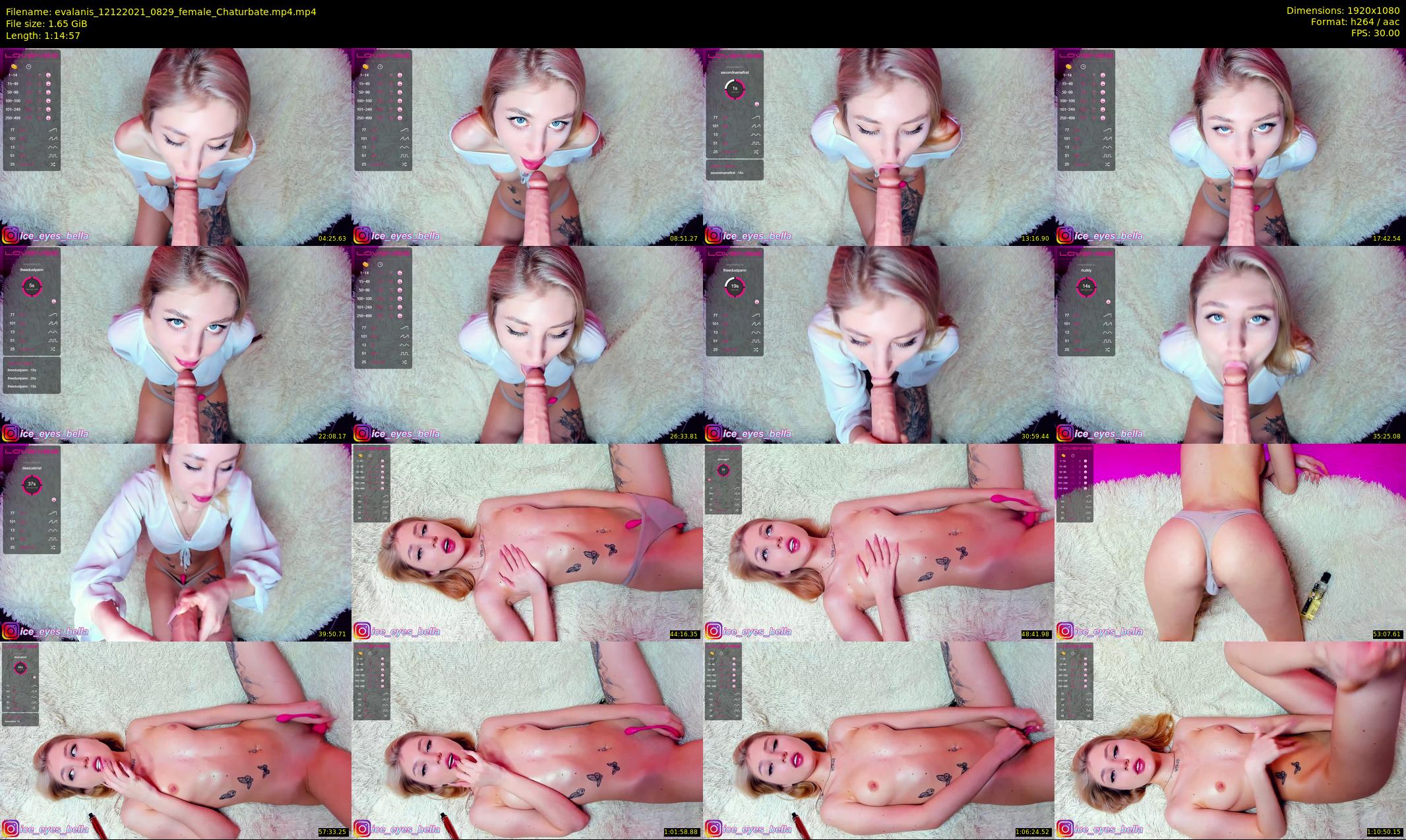 evalanis — 75 minute Chaturbate couple cam show recording, 1080p, Dec 12, 2021
