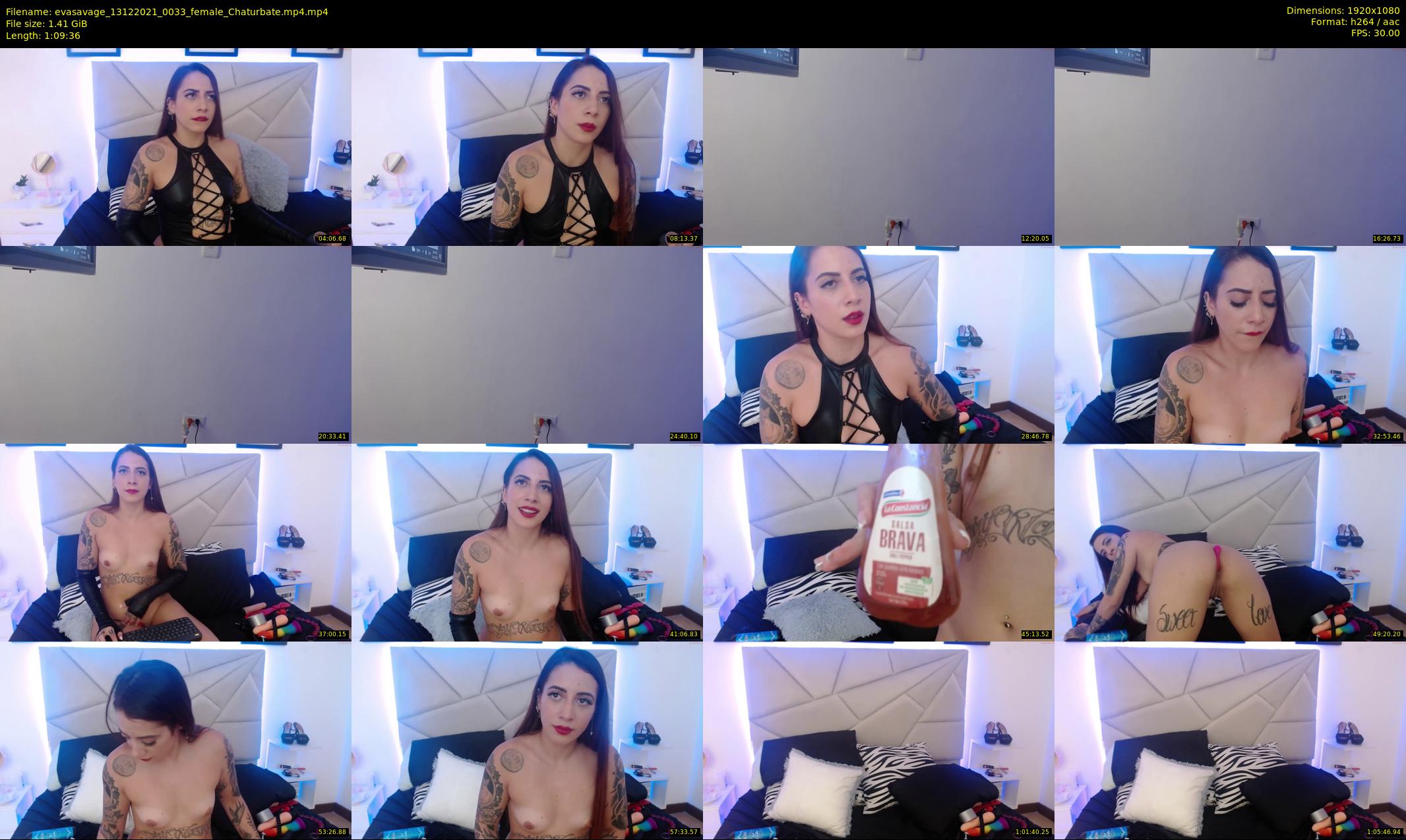 evasavage — 70 minute Chaturbate female cam show recording, 1080p, Dec 13, 2021