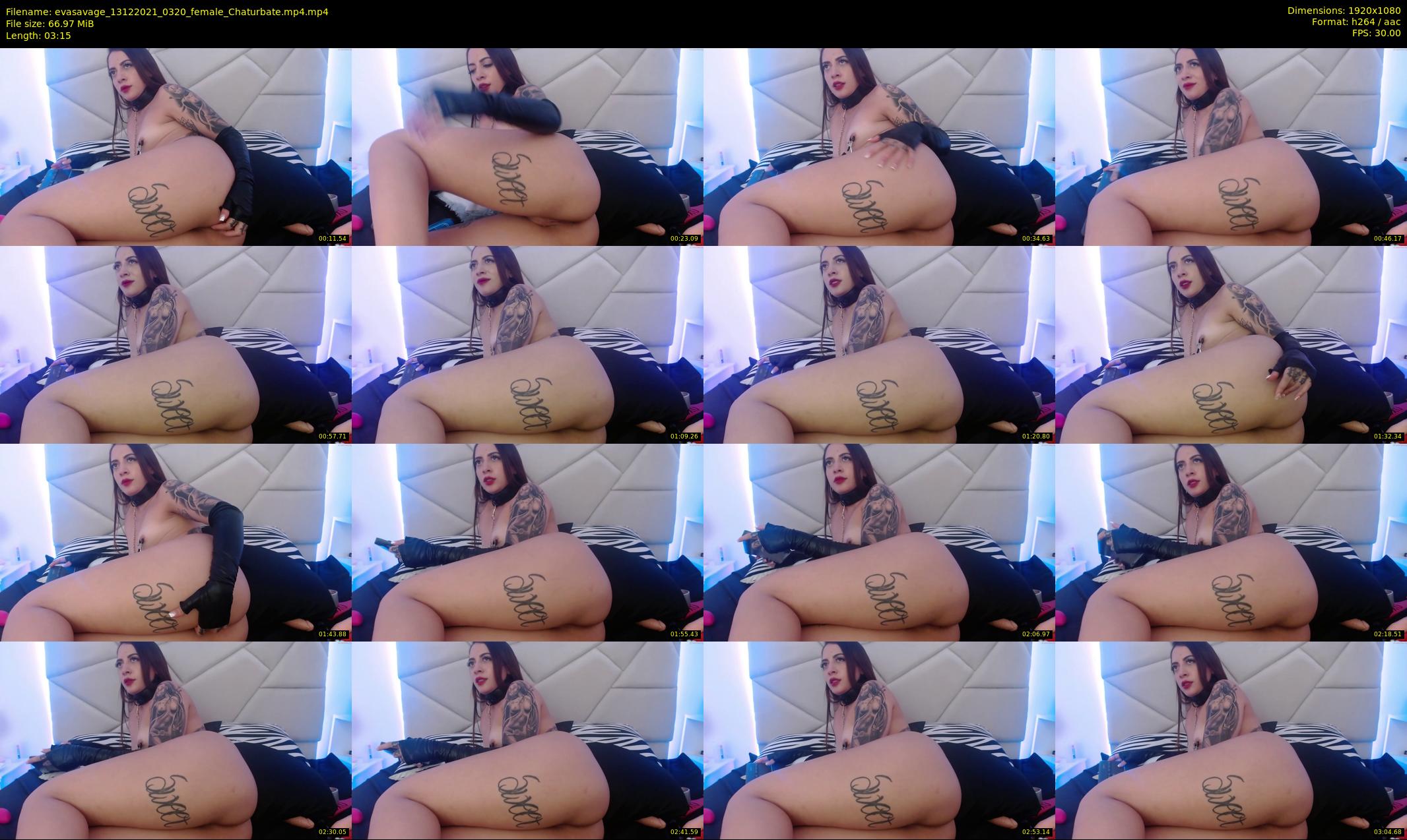 evasavage — 4 minute Chaturbate female cam show recording, 1080p, Dec 13, 2021