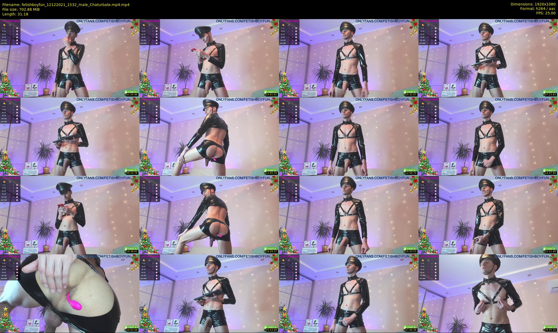 fetishboyfun — 32 minute Chaturbate male cam show recording, 1080p, Dec 12, 2021
