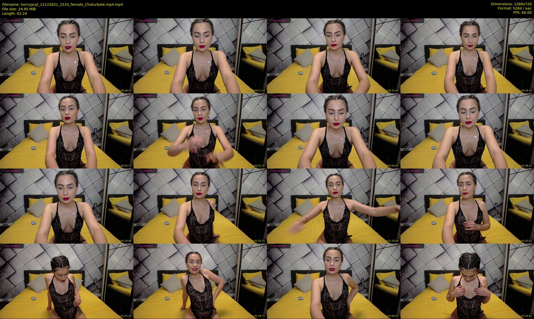 hornyycpl — 3 minute Chaturbate couple cam show recording, 720p, Dec 12, 2021