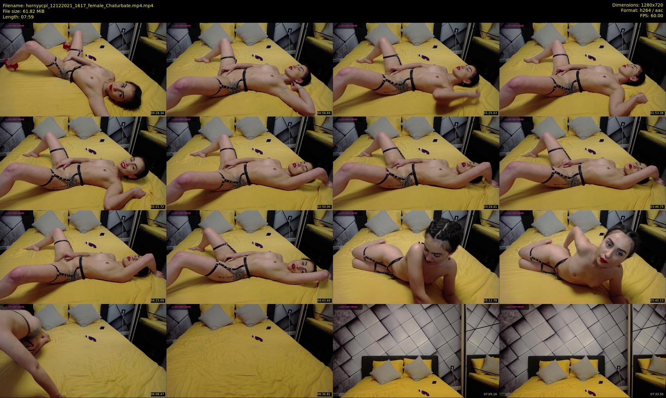 hornyycpl — 8 minute Chaturbate couple cam show recording, 720p, Dec 12, 2021