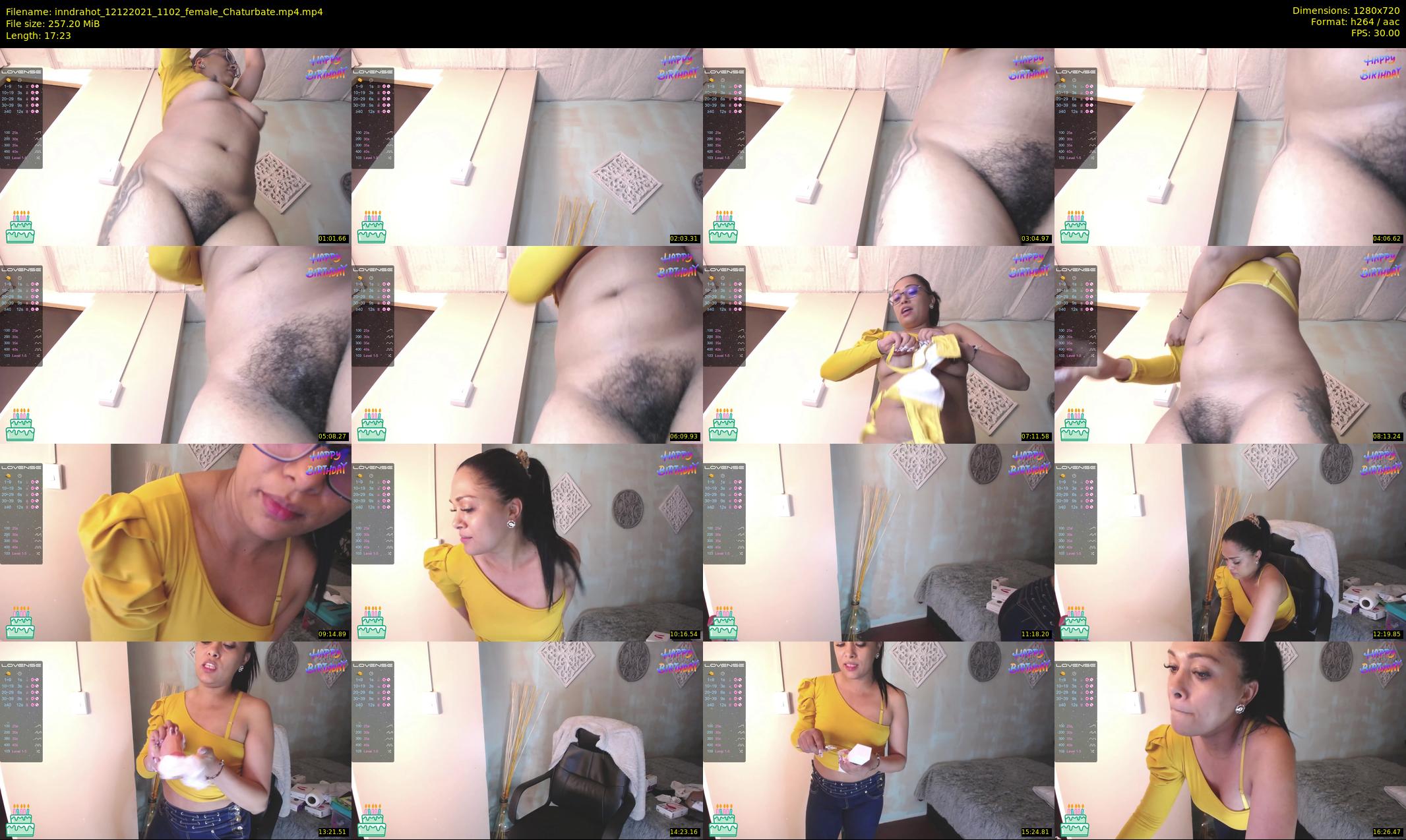 inndrahot — 18 minute Chaturbate female cam show recording, 720p, Dec 12, 2021