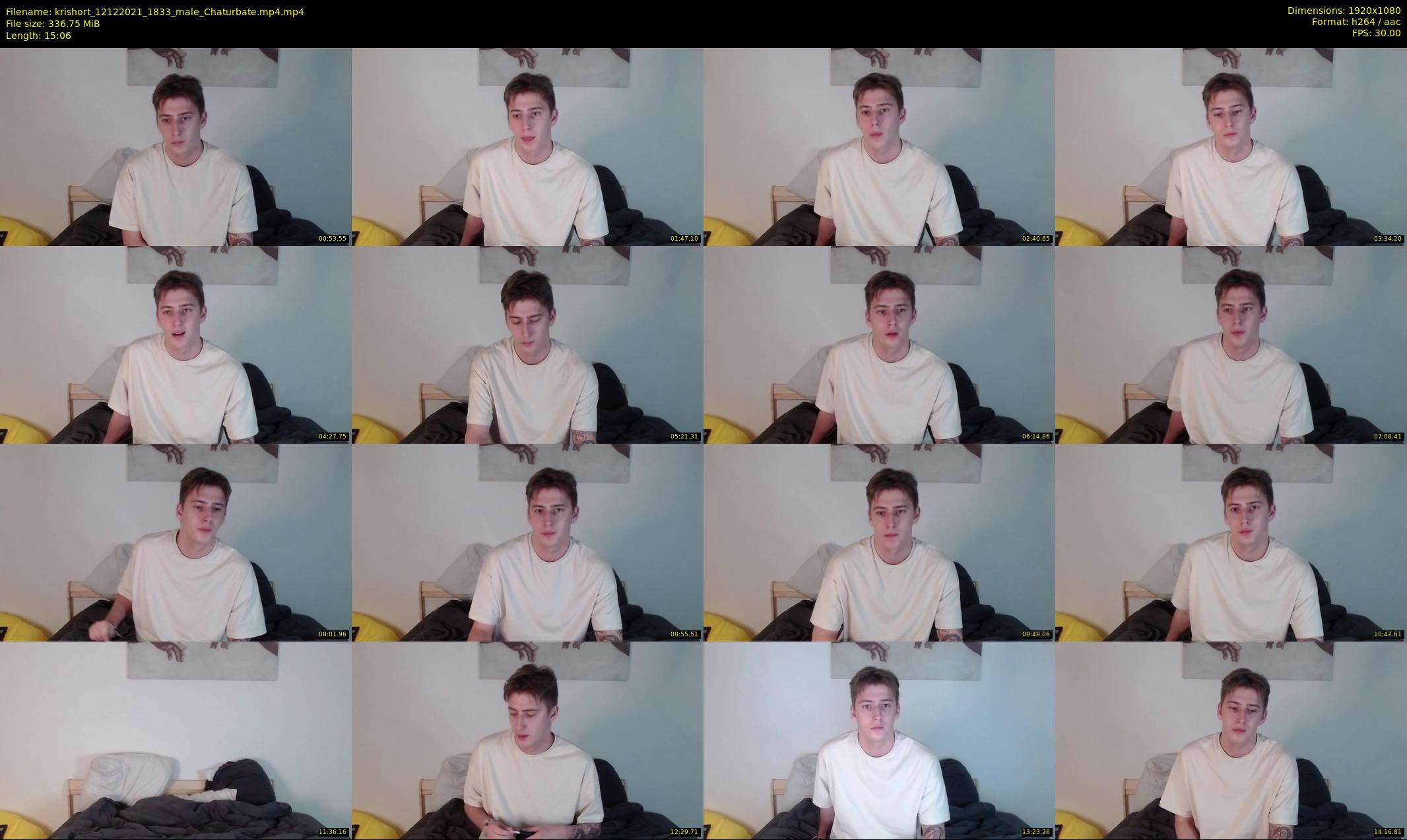 krishort — 16 minute Chaturbate male cam show recording, 1080p, Dec 12, 2021