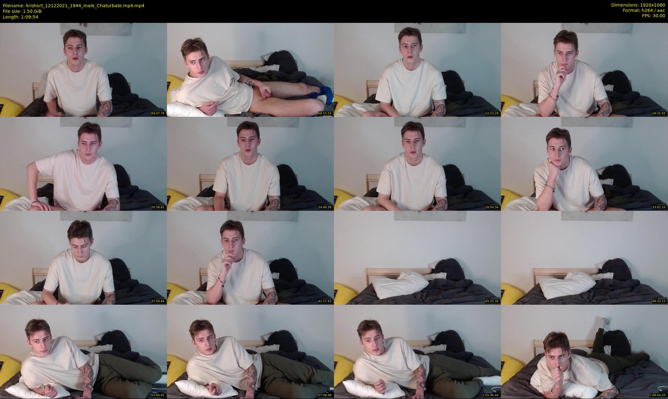 krishort — 70 minute Chaturbate male cam show recording, 1080p, Dec 12, 2021