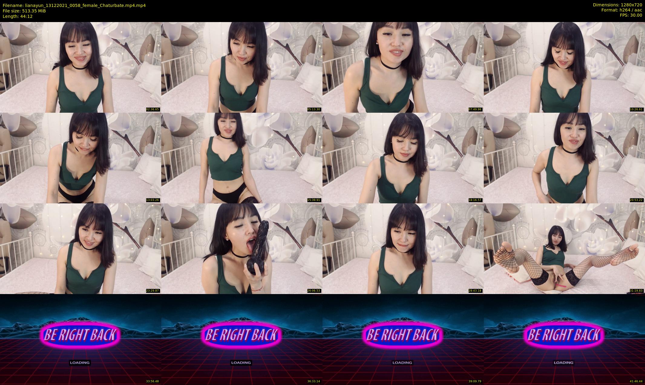 lianayun — 45 minute Chaturbate female cam show recording, 720p, Dec 13, 2021