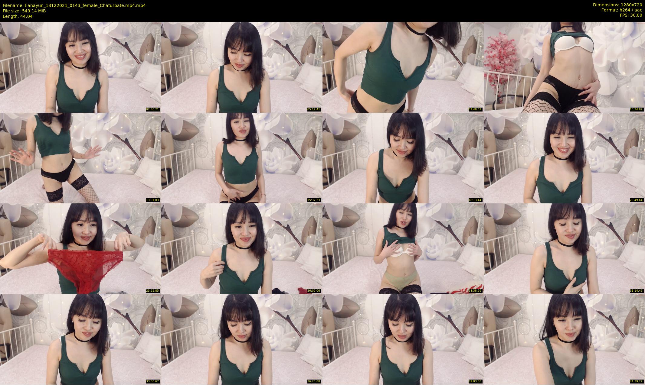 lianayun — 45 minute Chaturbate female cam show recording, 720p, Dec 13, 2021