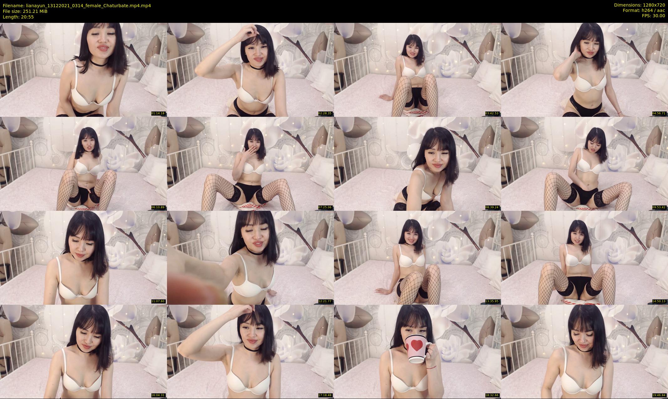 lianayun — 21 minute Chaturbate female cam show recording, 720p, Dec 13, 2021