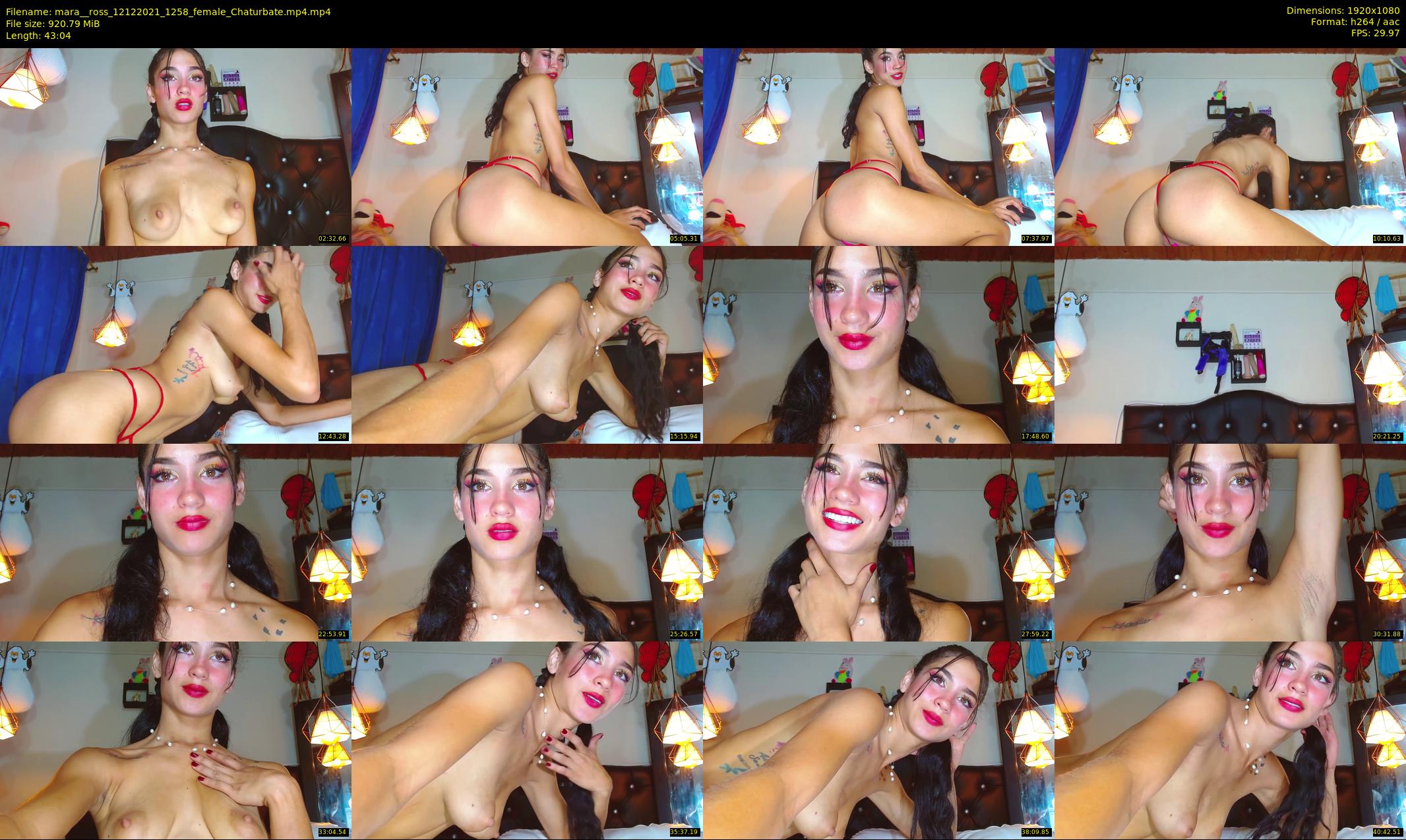 mara__ross — 44 minute Chaturbate female cam show recording, 1080p, Dec 12, 2021
