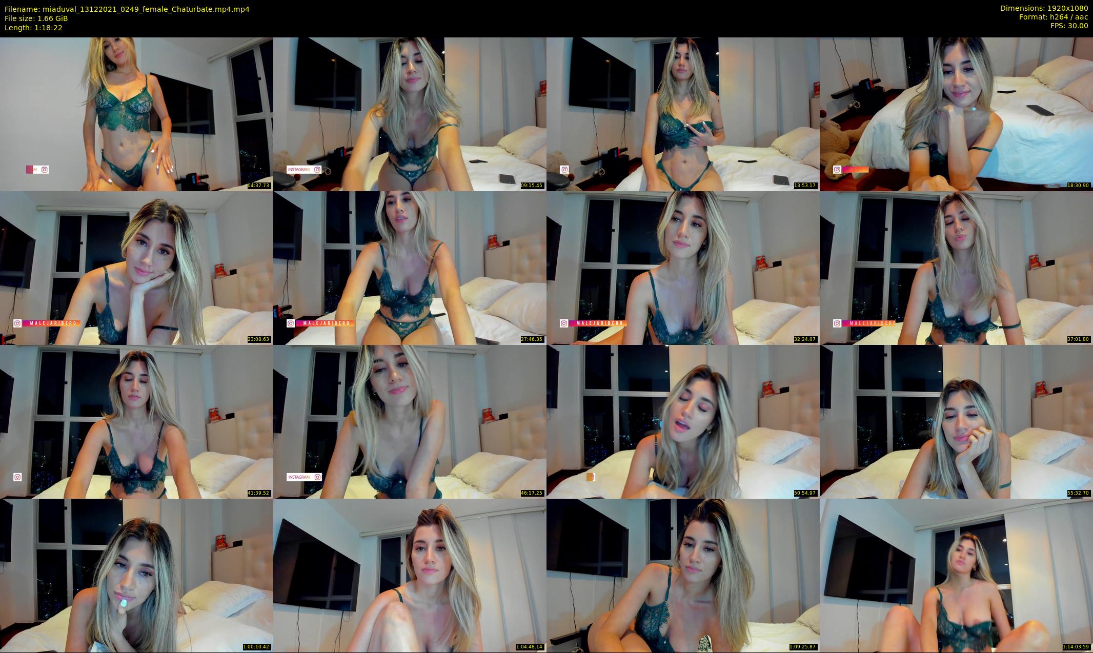 miaduval — 79 minute Chaturbate female cam show recording, 1080p, Dec 13, 2021