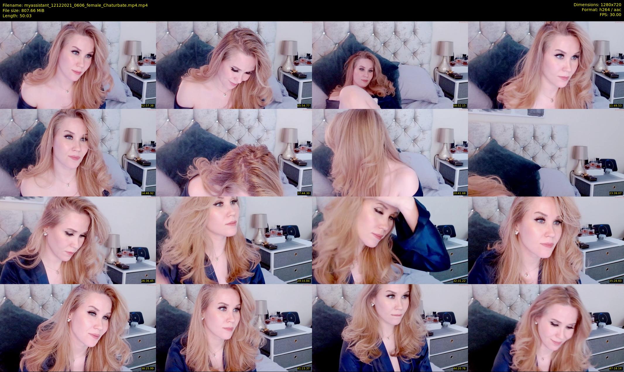 myassistant — 51 minute Chaturbate female cam show recording, 720p, Dec 12, 2021