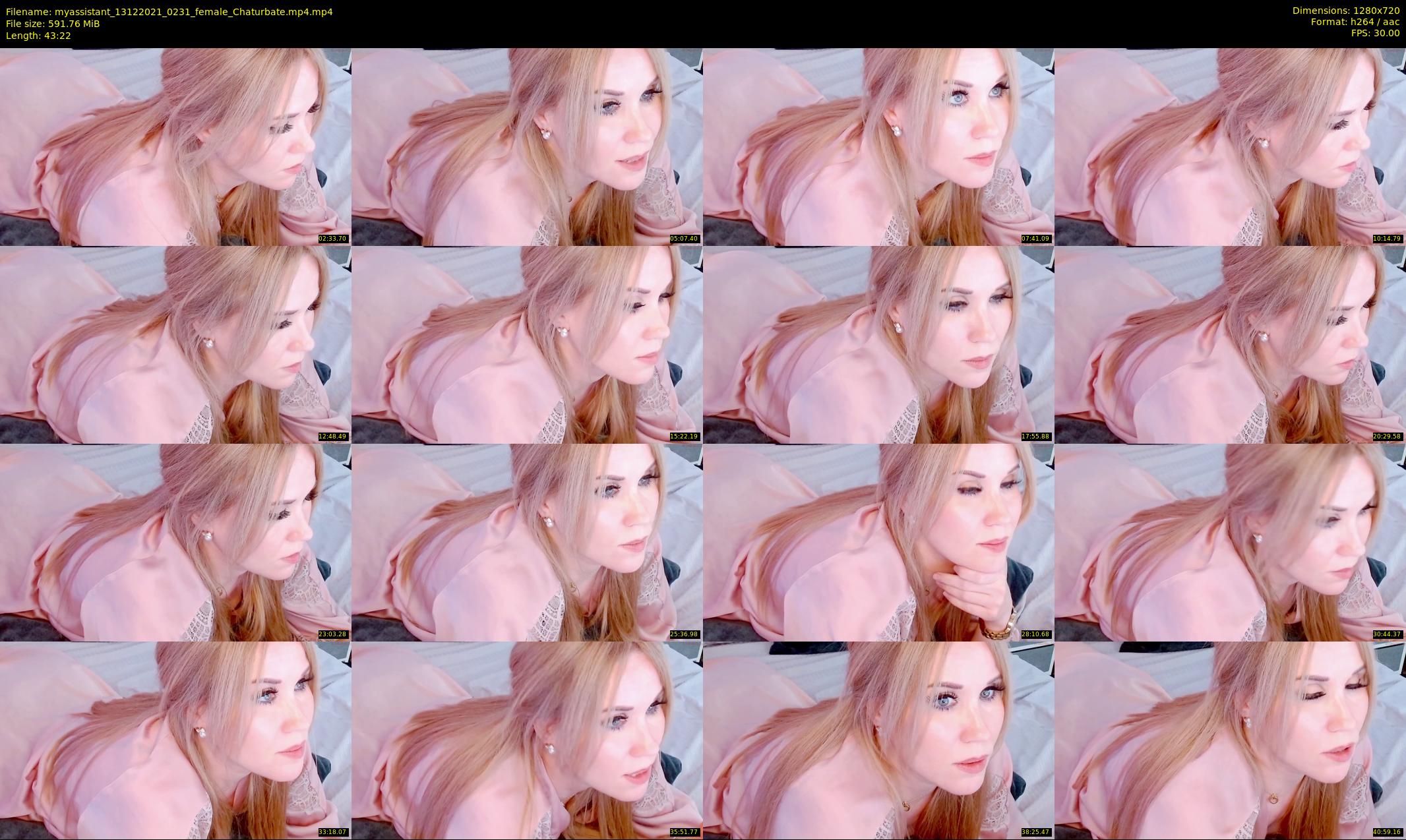 myassistant — 44 minute Chaturbate female cam show recording, 720p, Dec 13, 2021