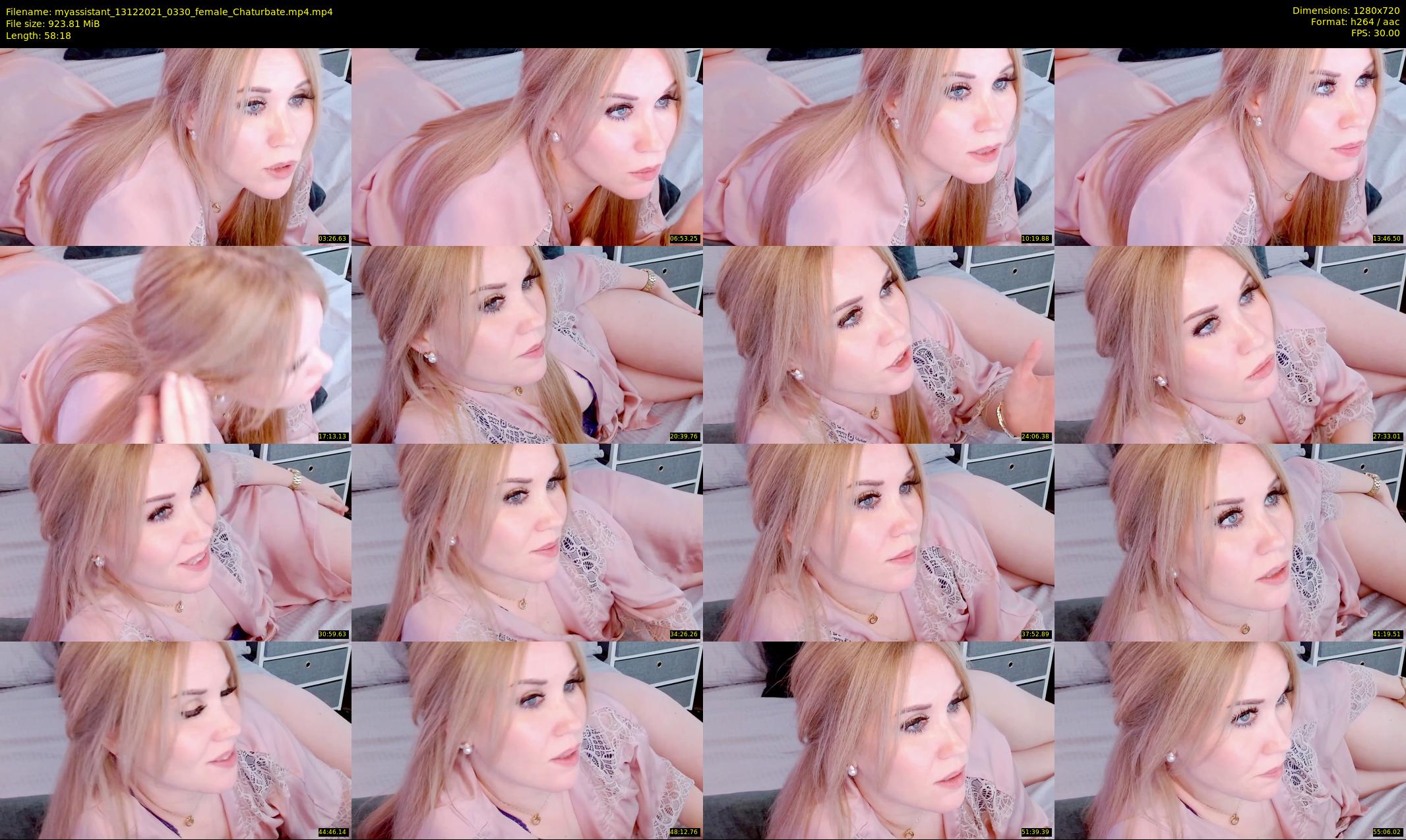 myassistant — 59 minute Chaturbate female cam show recording, 720p, Dec 13, 2021