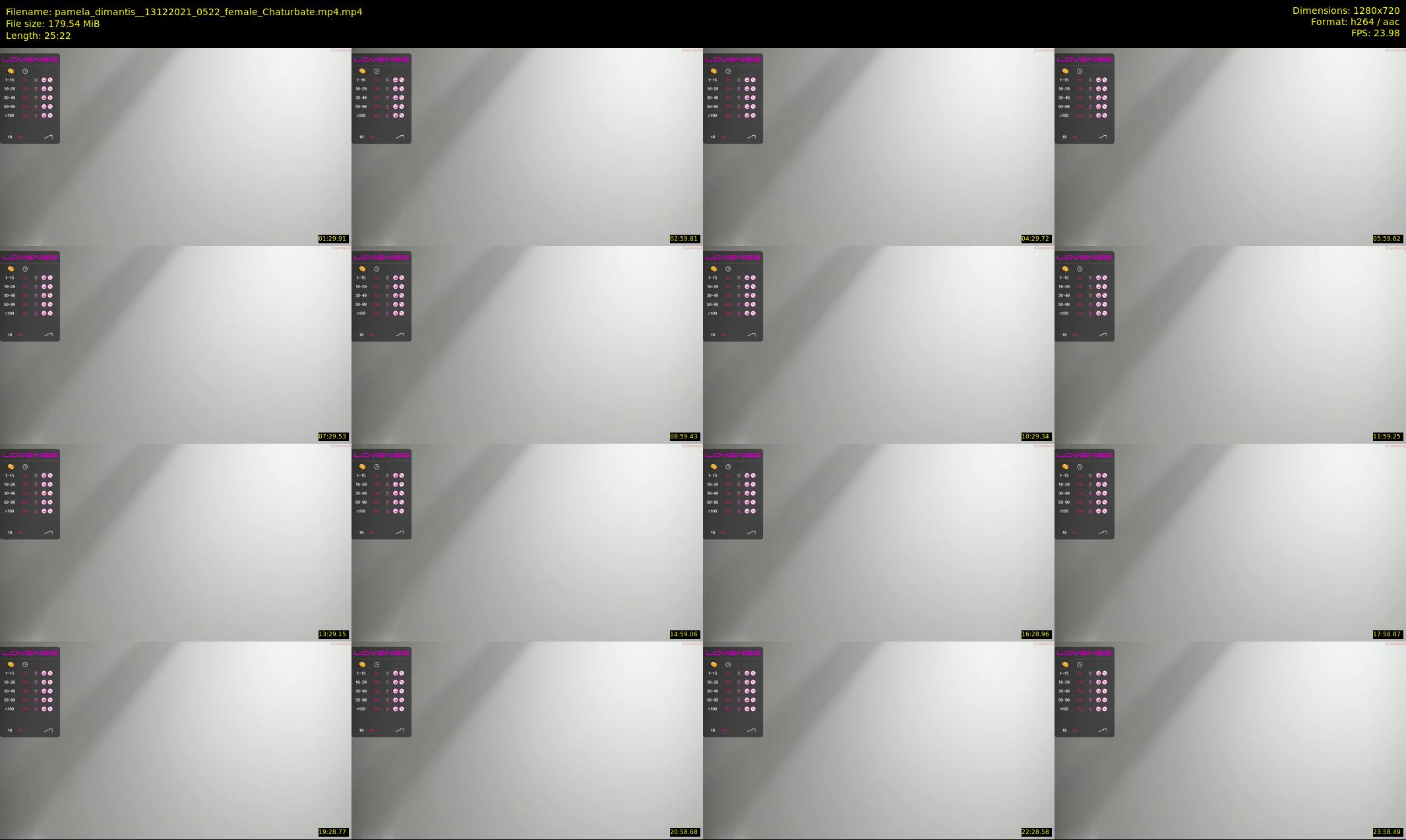 pamela_dimantis_ — 26 minute Chaturbate female cam show recording, 720p, Dec 13, 2021