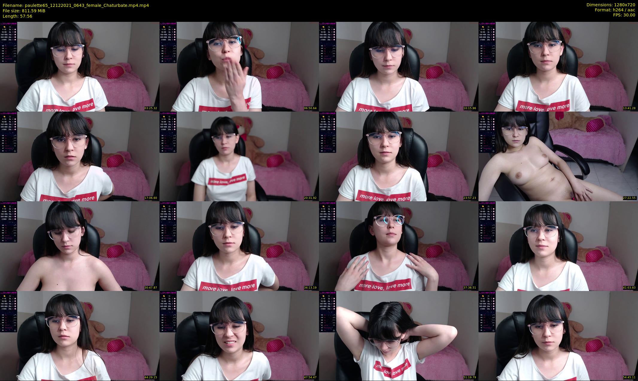 paulette65 — 58 minute Chaturbate female cam show recording, 720p, Dec 12, 2021