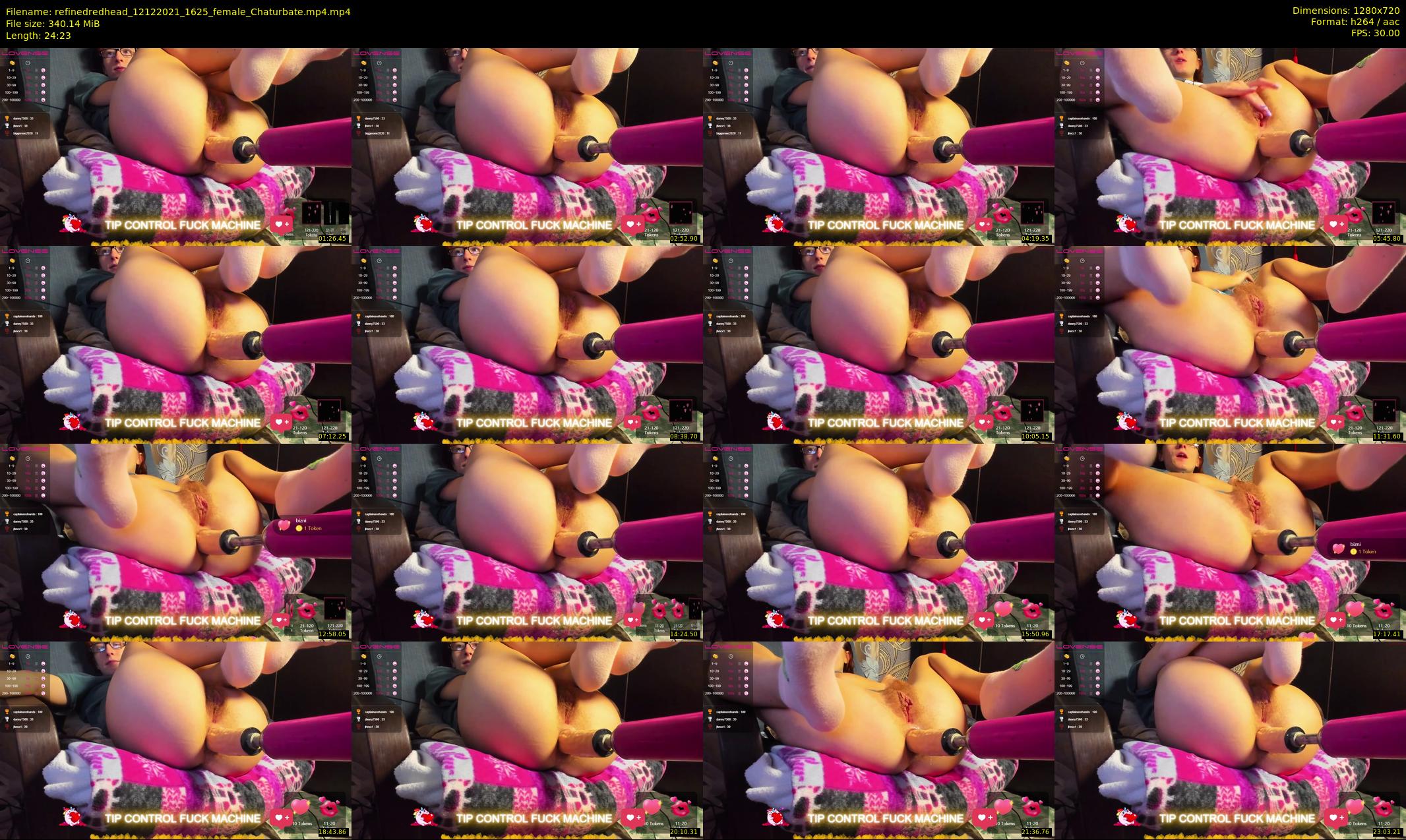 refinedredhead — 25 minute Chaturbate female cam show recording, 720p, Dec 12, 2021