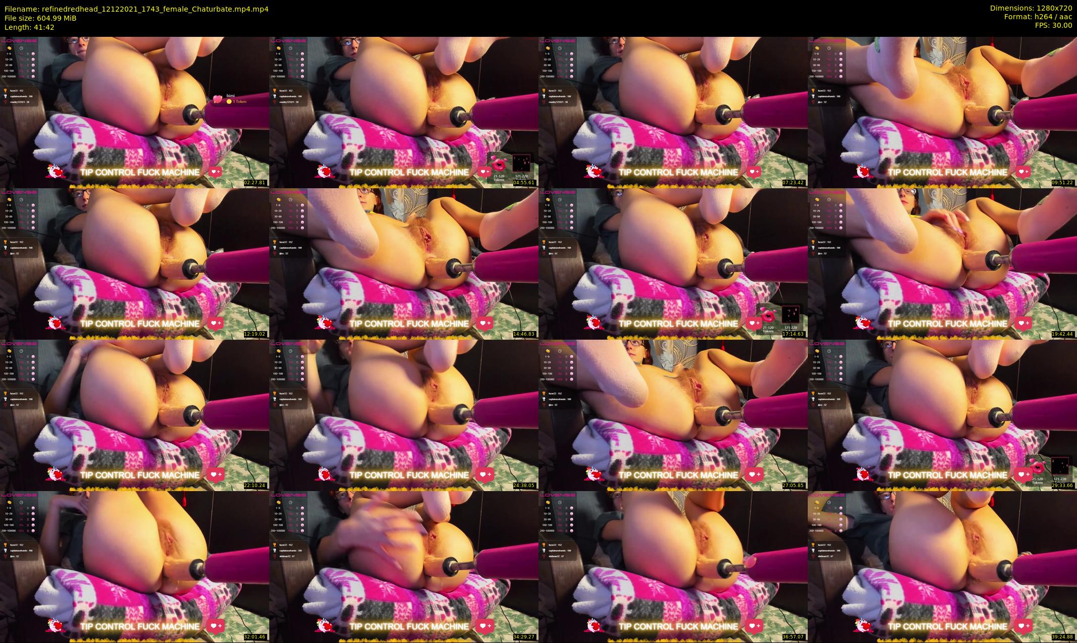 refinedredhead — 42 minute Chaturbate female cam show recording, 720p, Dec 12, 2021